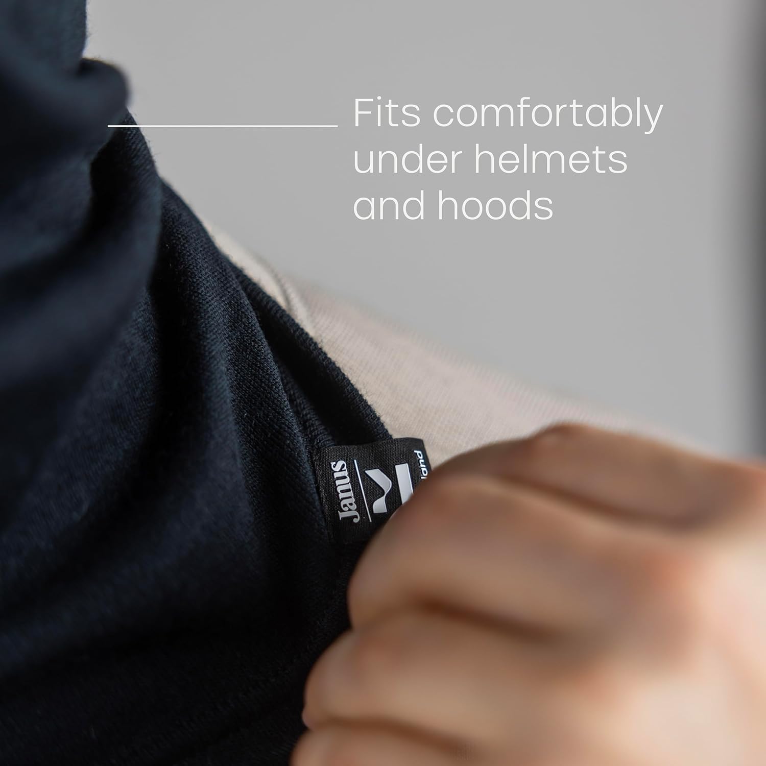 Janus Wool Kleveland Merino Balaclava - Lightweight Facemask - Hood for Men, Women & Teens - Snowboarding Ski Mask - Image 4