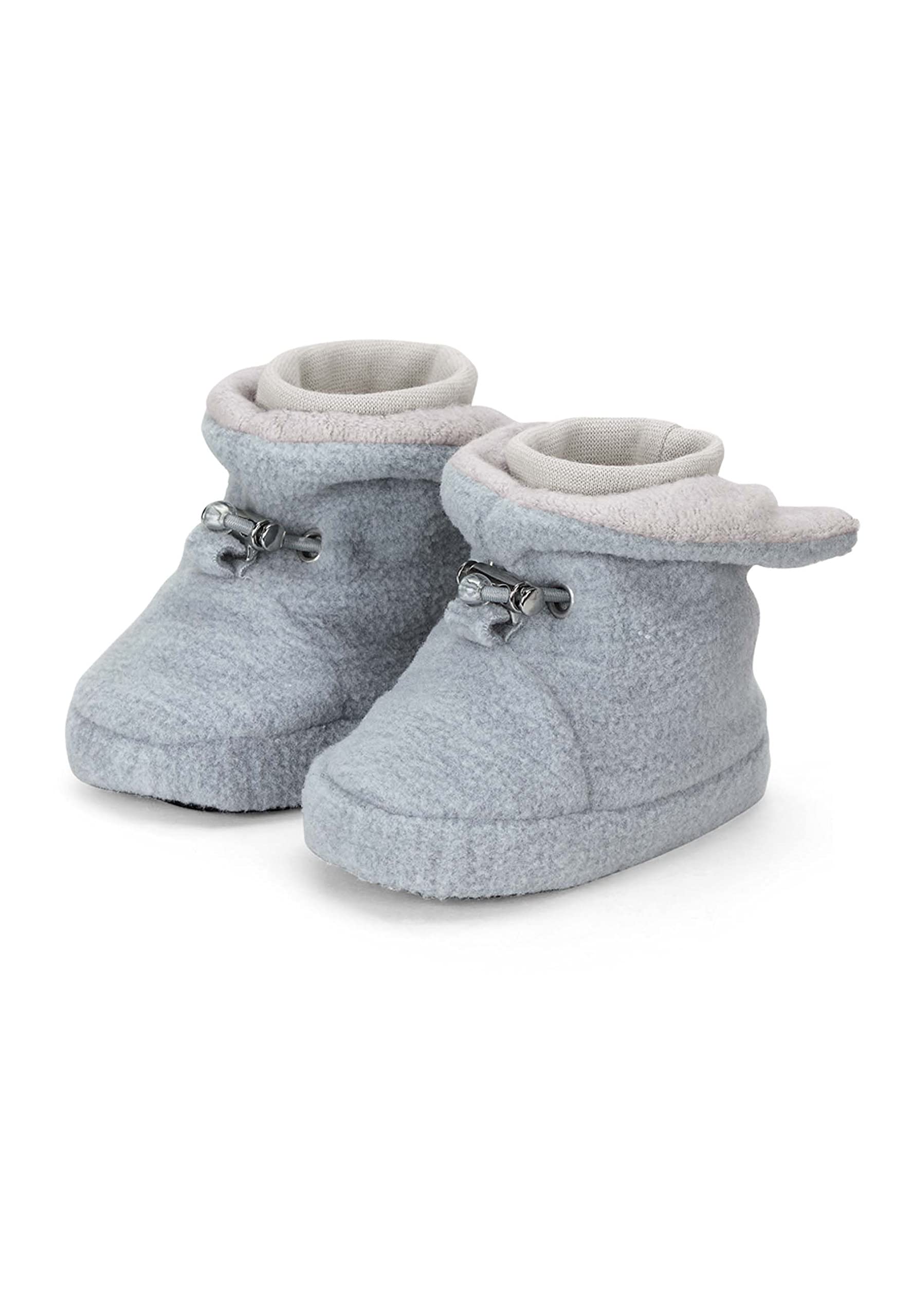 Sterntaler Boys Melange Baby Boots Shoes, Smoke Grey, 0.5 UK Child