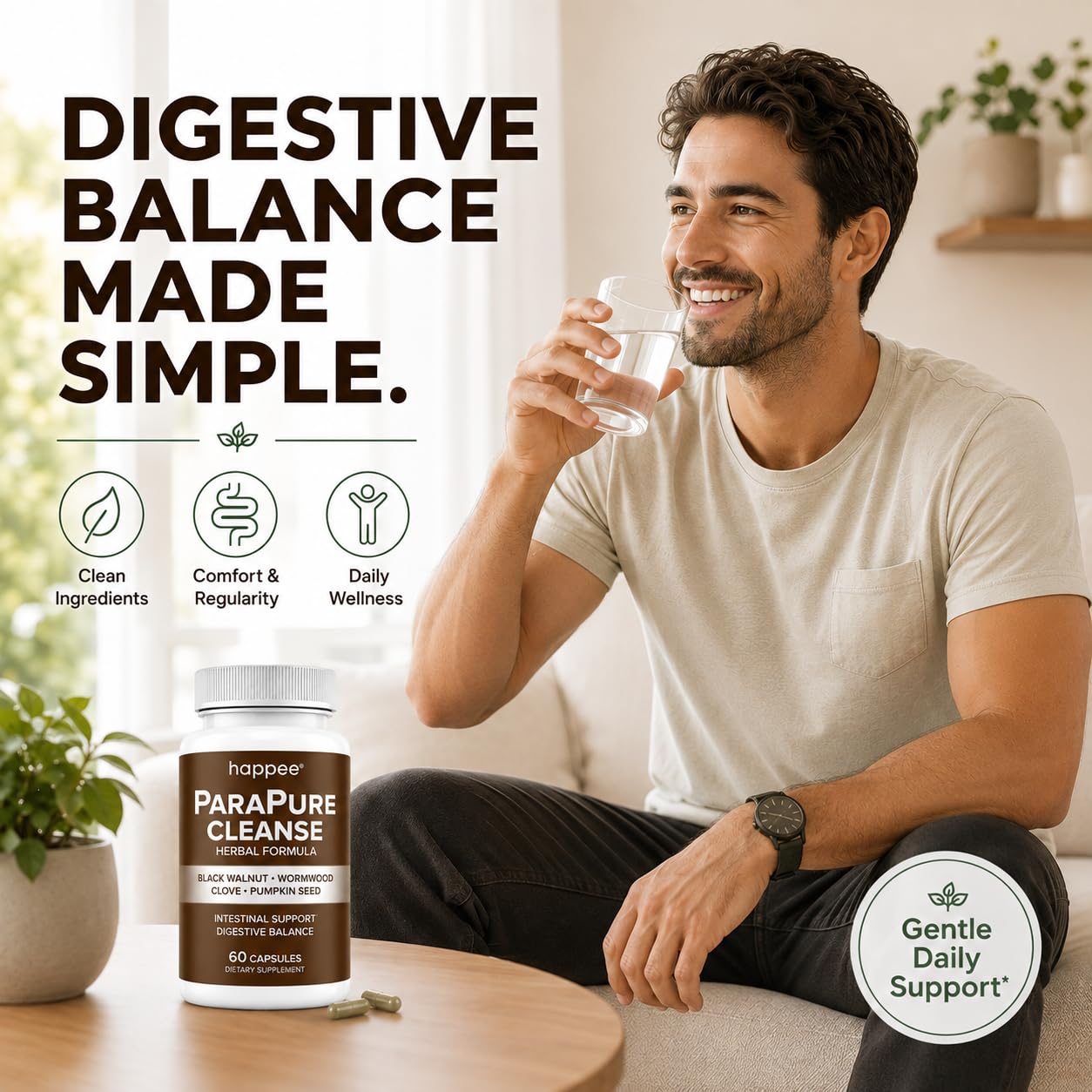 Happee Parasite Cleanse for Humans, Intestinal Guard, Herbal Supplement — Amazon image 6