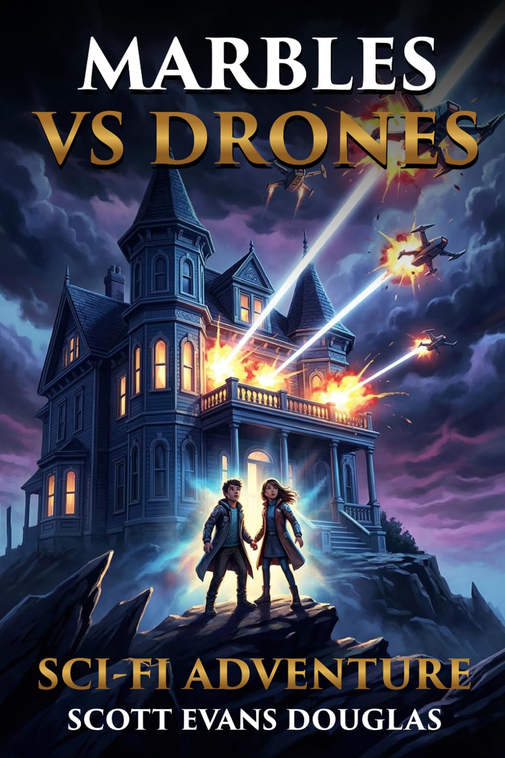 Marbles vs Drones: sci-fi adventure