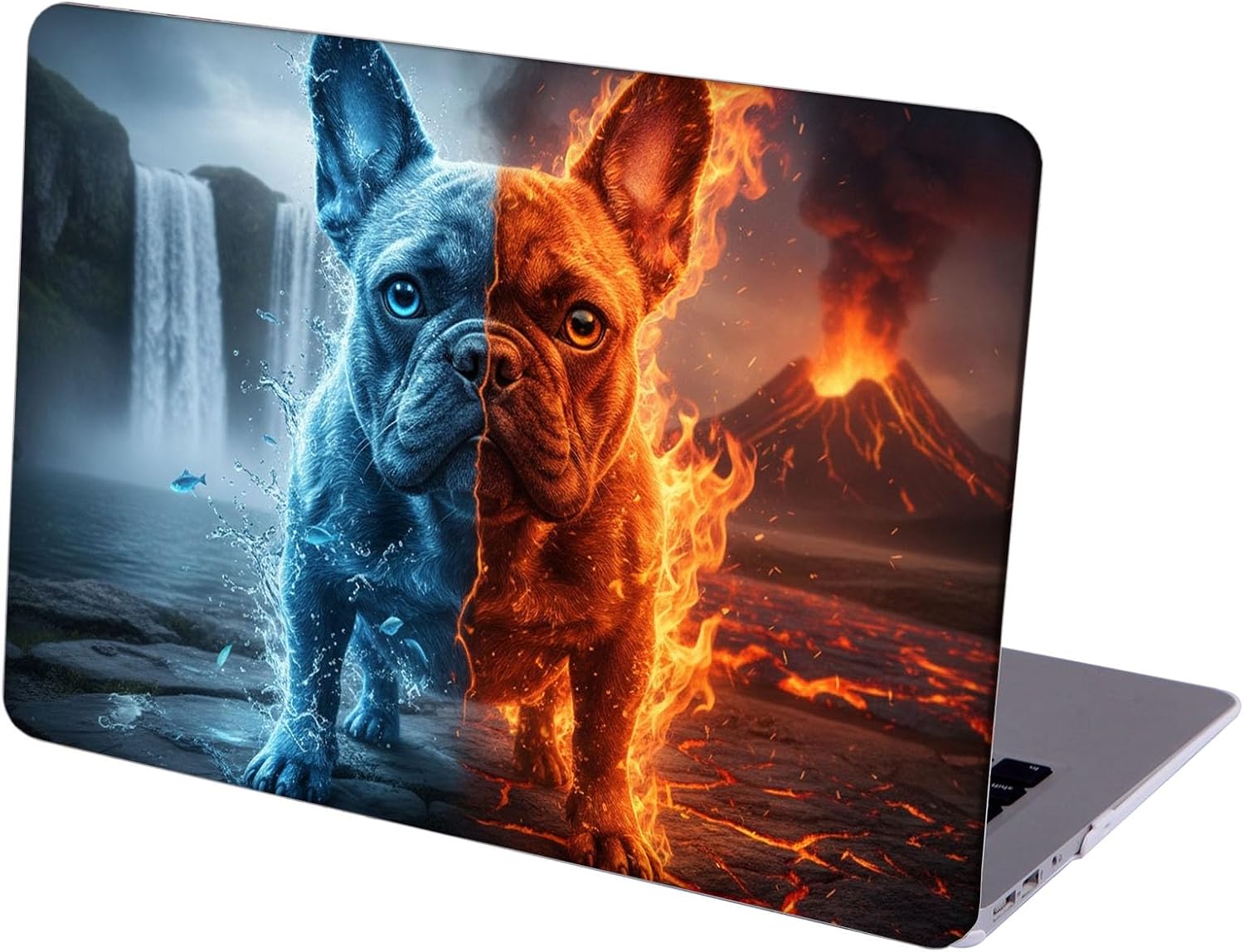 Compatible with MacBook Neo 13-inch, Hard Shell Case with Keyboard Cover and Screen Protector (A3404 A18 Pro chip, 2026 Release) - French Bulldogs MC22369