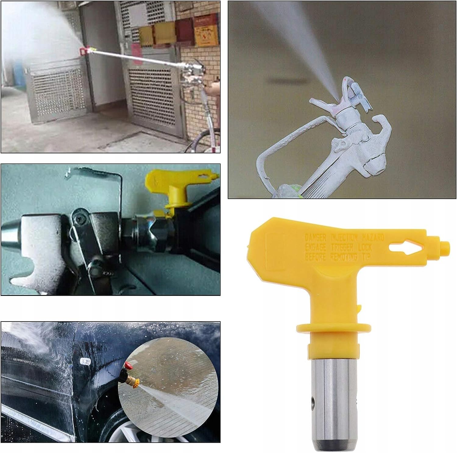 Rosfix Düse Ultra Spray 517 5er Set Kompatibel mit Graco Wagner Titan