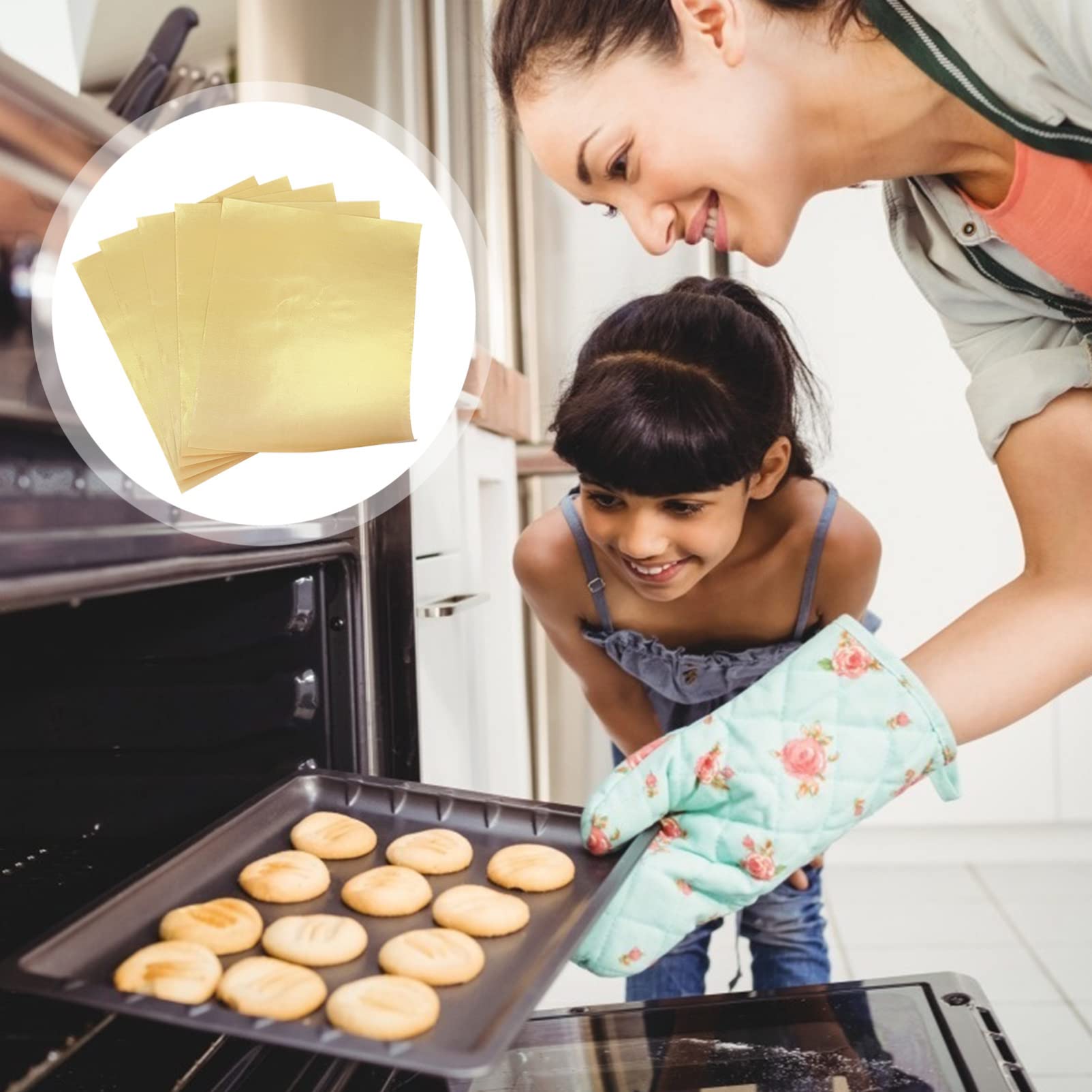 Mobestech 10piezas Esteras Para Hornear Reutilizables Antiadherentes y Resistentes Al Calor Alfombrillas De Barbacoa Para Cocinar y Verduras Para Hornos y Parrillas