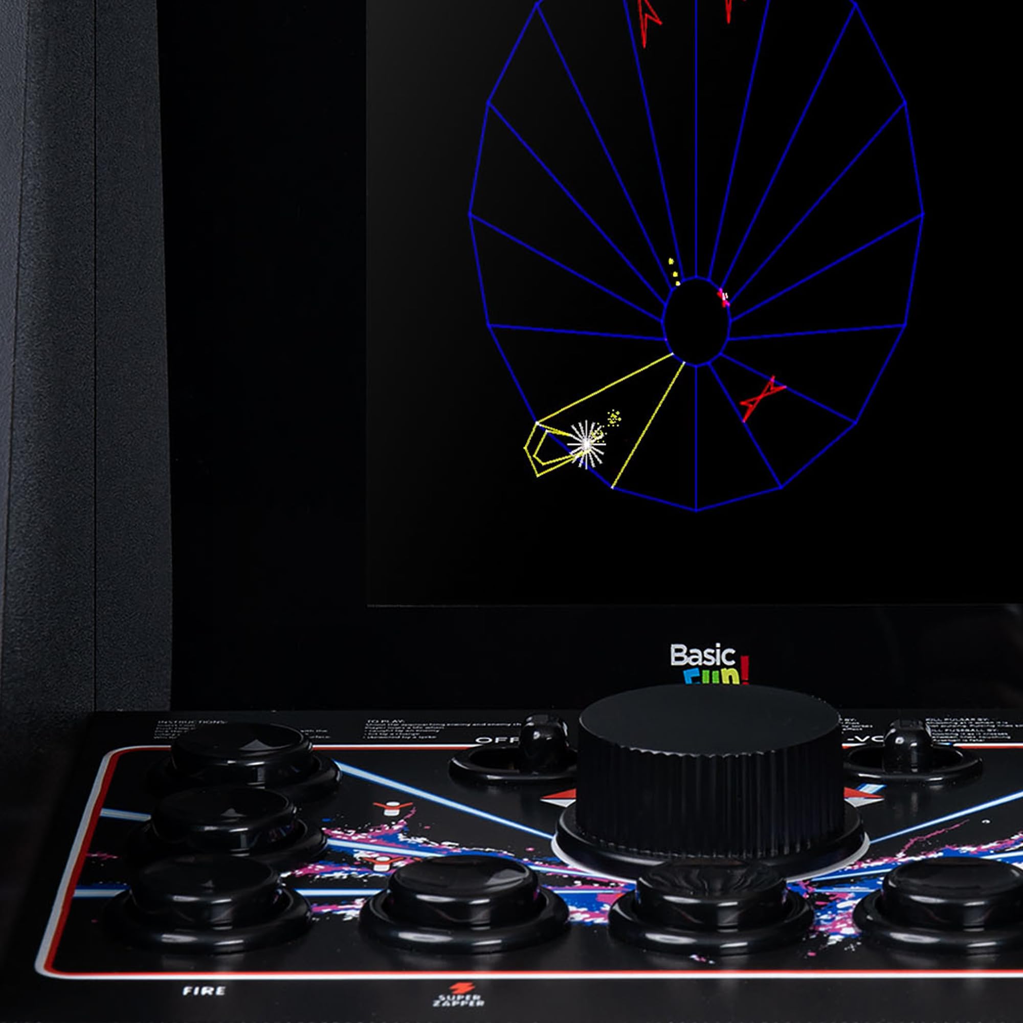 Arcade Classics - Atari Tempest Counter Series Game Machine, 5 Giochi, Schermo a cristalli liquidi da 8 pollici - Mini armadio, gioco portatile, retrò, console da lavoro, decorazione cantina, grotta