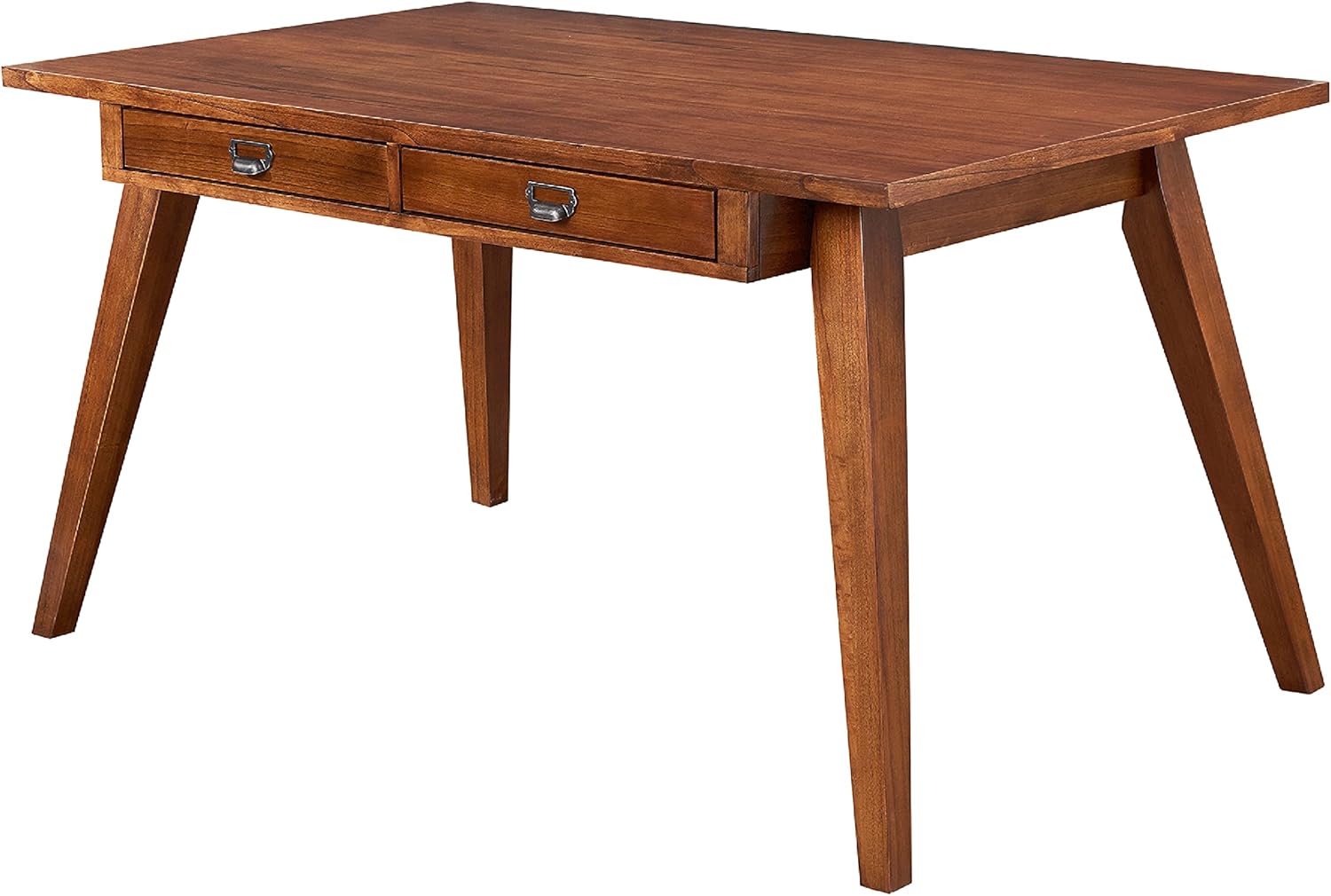 Amazon.com - Farmhouse Dining Table Solid Wood Kitchen Table w/Spacious ...