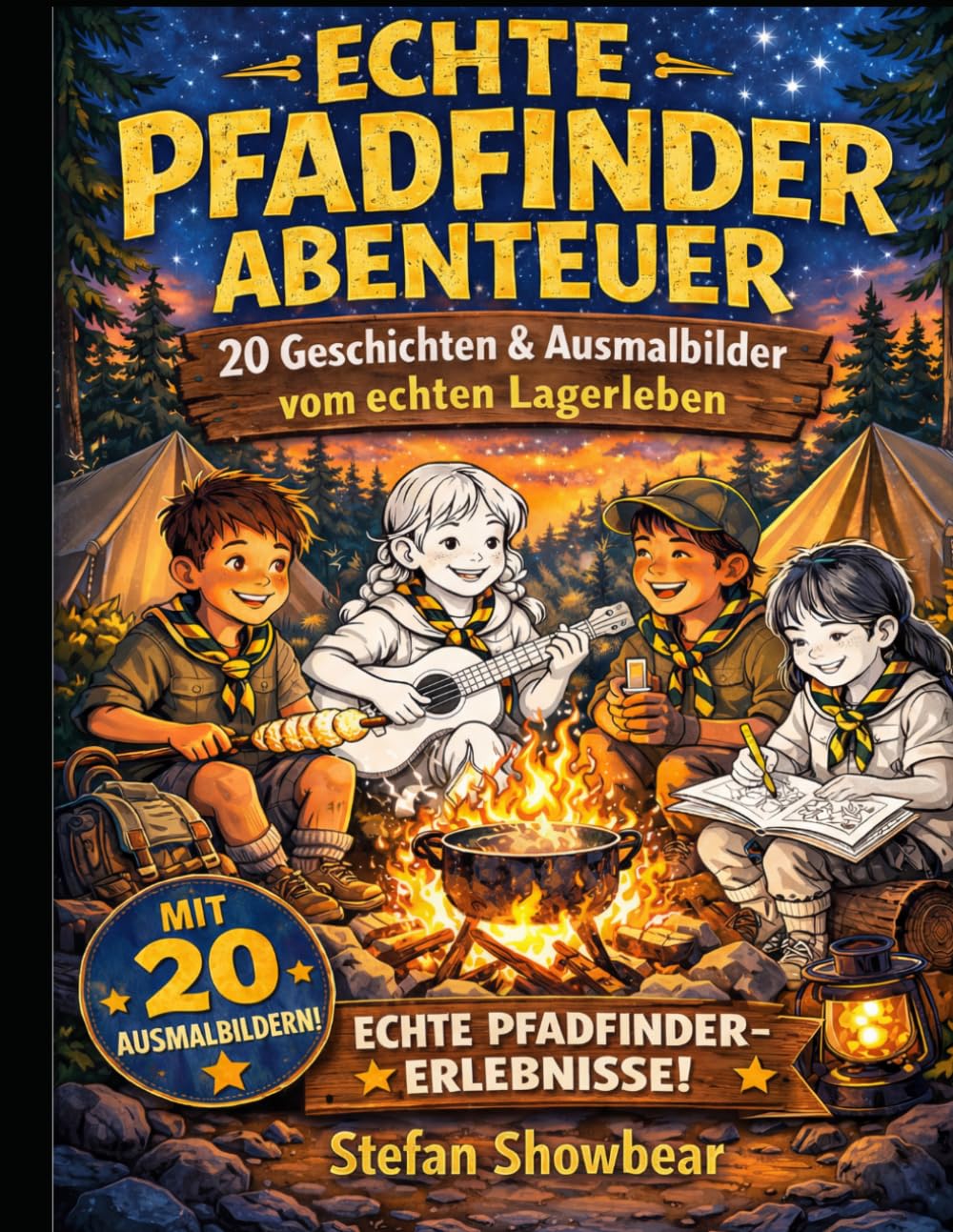 Willkommen im Abenteuer - das Pfadfinder Ausmalbuch (Pfadfinder Abenteuer – Unterwegs mit den Silberwölfen)