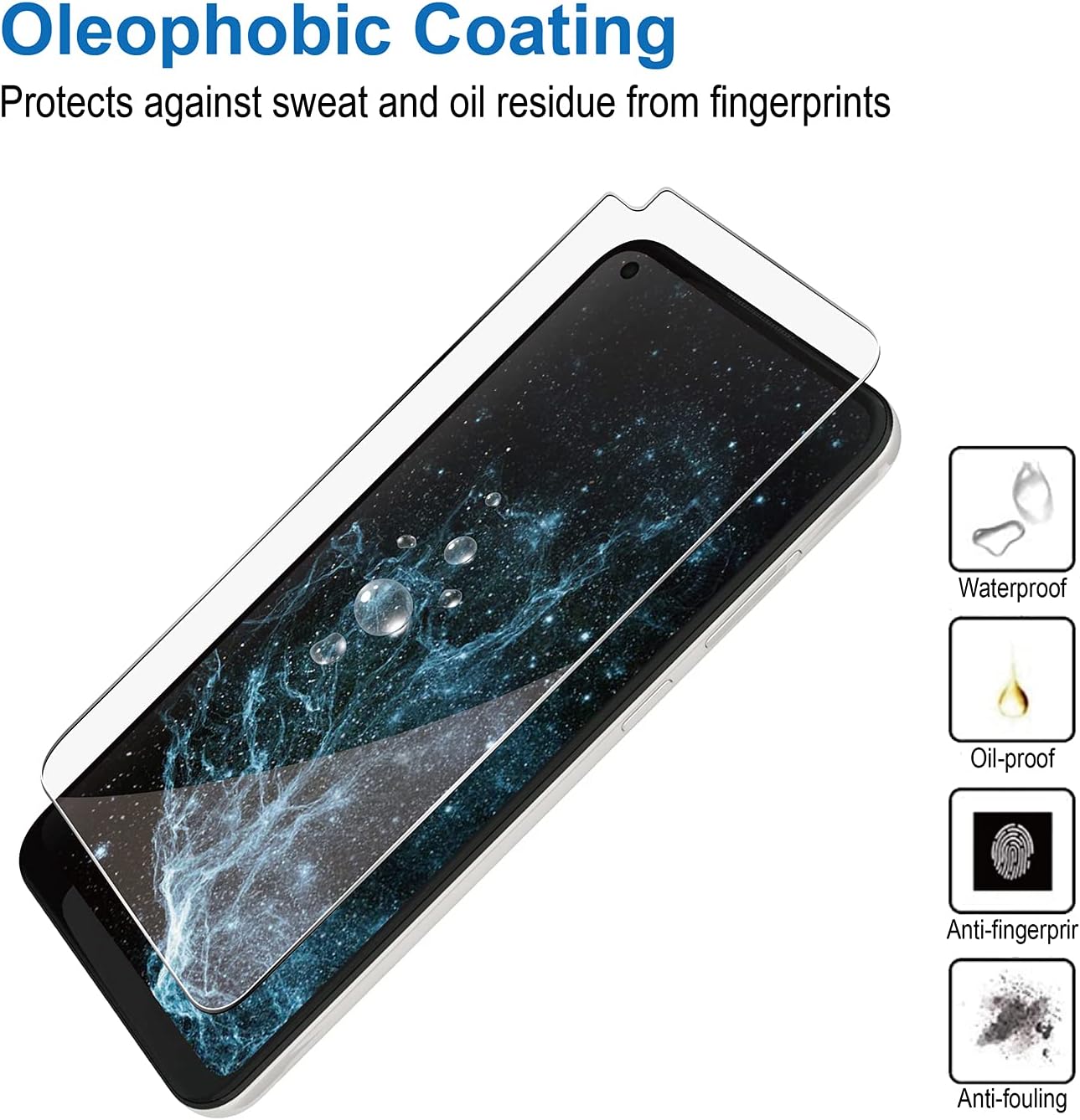 Glass Screen Protector for Samsung Galaxy A11 6.4 Inch,3 Pack,Tempered Glass Film,Ultra Clear