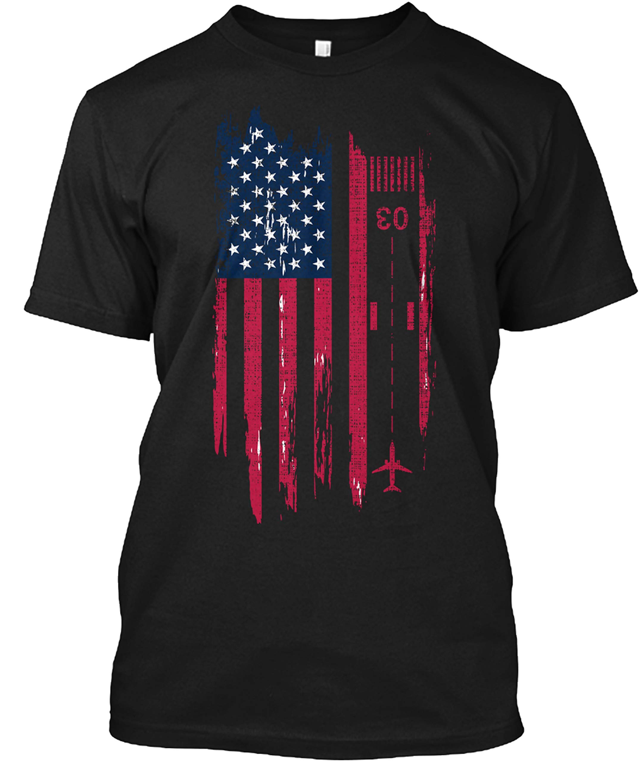 Vintage Patriotic Airplane Aviation Pilo Gift T Shirt for Men Women Girls Unisex Funny Cool Tee Short Sleeve