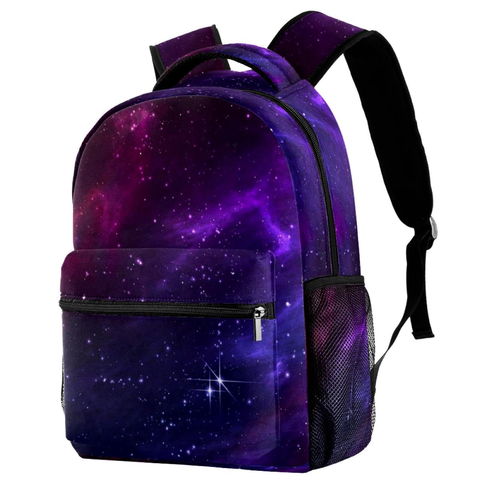 Sac à dos d'école nébuleuse étoilée grand format multicolore 40cm