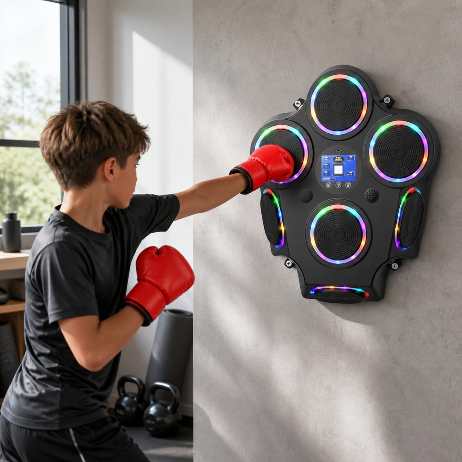 Tablero Boxeo para Pared Recargable