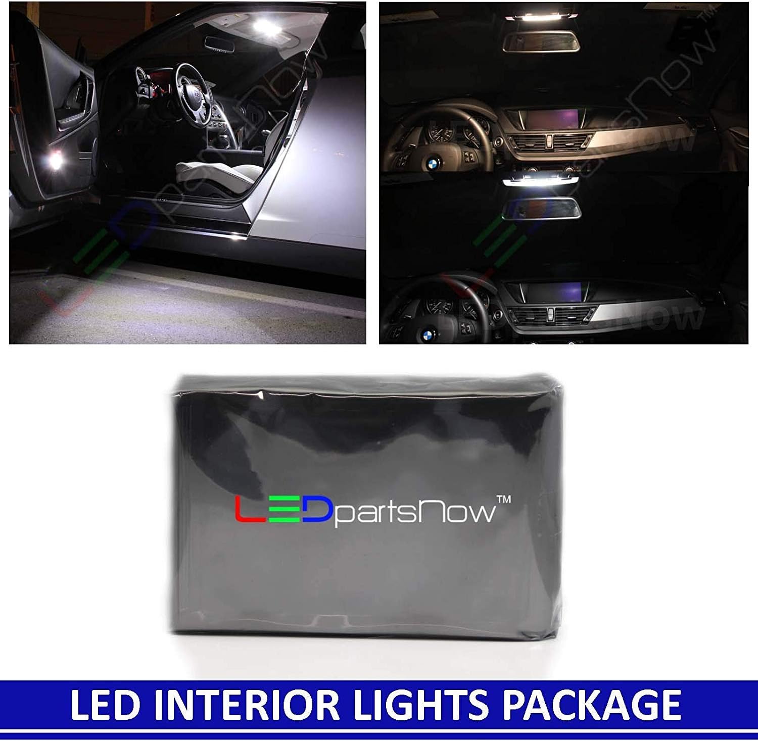 Amazon Com Ledpartsnow Interior Led Lights Replacement For 14 15 Vw Volkswagen Mk7 Mkvii Gti Golf Error Free Accessories Package Kit 8 Bulbs White Automotive