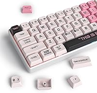 Vista 7 de Guffercty kred - Juego de 125 teclas de perfil XDA, PBT, retro, con cubierta de sublimación de tinte, diseño ANSI, para teclado mecánico Cherry Mx