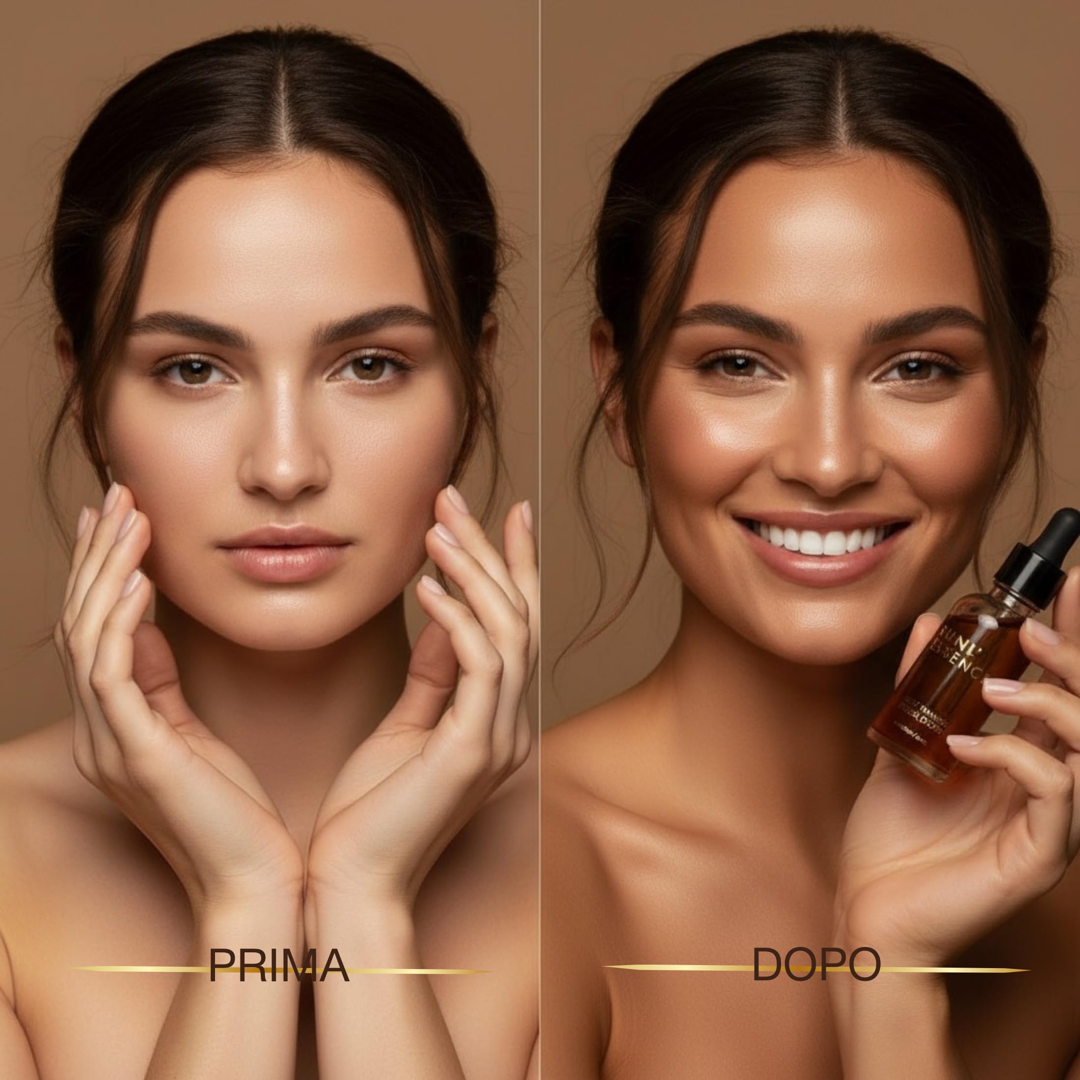 Onyx Sunl’Essence Gocce Autoabbronzanti Viso - Concentrato Autoabbronzante da Miscelare con Crema - Effetto Naturale Modulabile Chiaro/Medio con Aloe e Acido Ialuronico | 30 ml