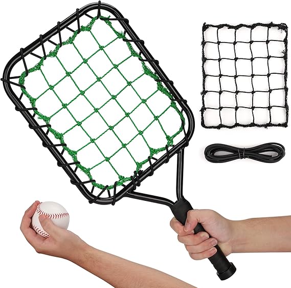 TOBWOLF 12oz Baseball/Softball Fungo Racquet w/Replacement
