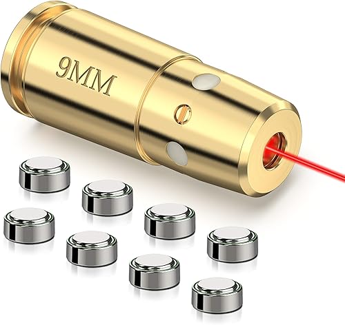Vista 9 de MidTen Bore Sight Laser 9mm/223 5.56mm/30-06/25-06/270 Laser Bore Sighter Boresighter