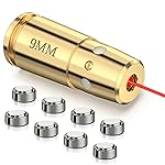 MidTen 9mm Laser Bore Sighter with 4 Sets of Batteries, Bore Sight Laser Zeroing Works Quickly and Effectively