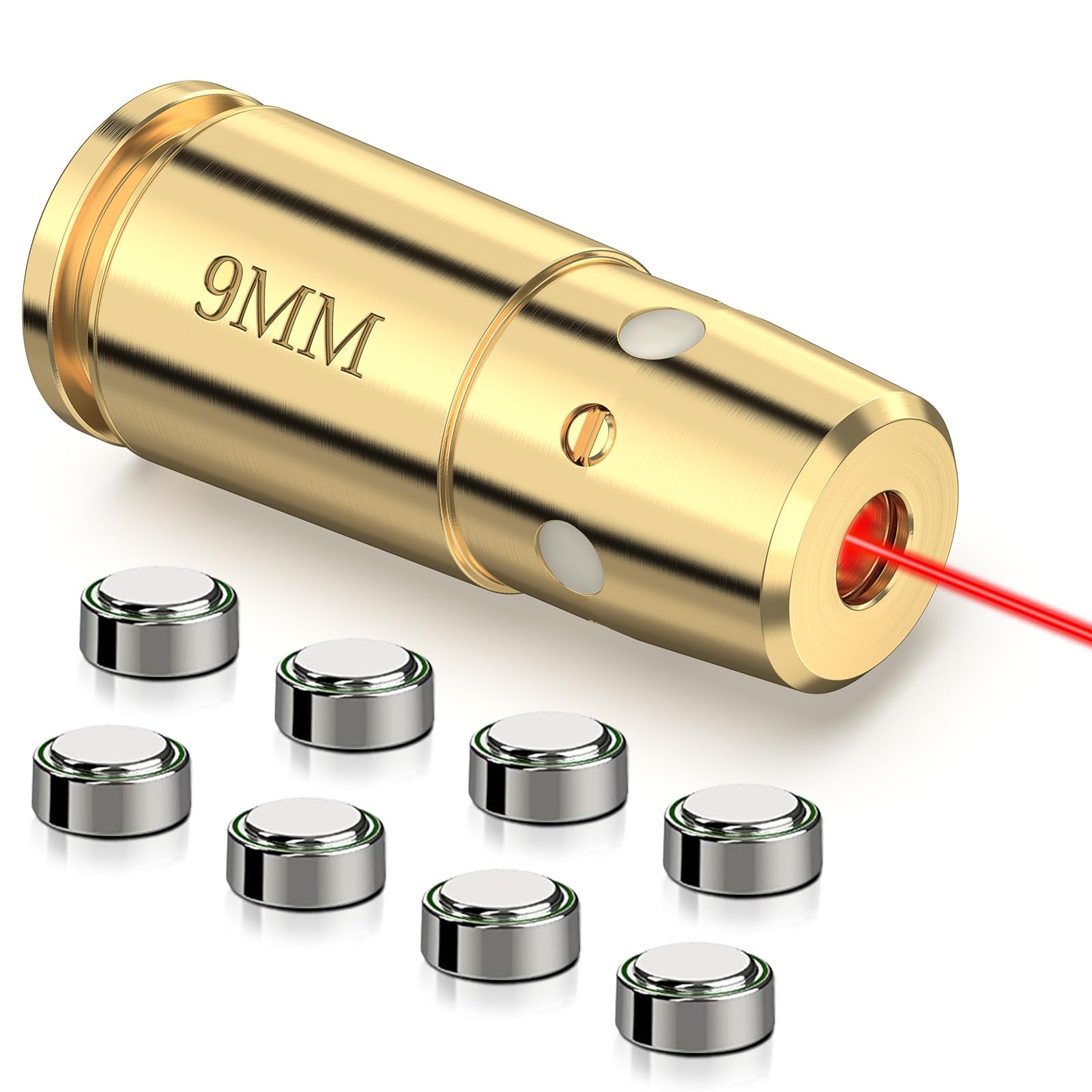 MidTen Bore Sight Laser 9mm/223 5.56mm/30-06/25-06/270 Laser Bore Sighter Boresighter with Batteries