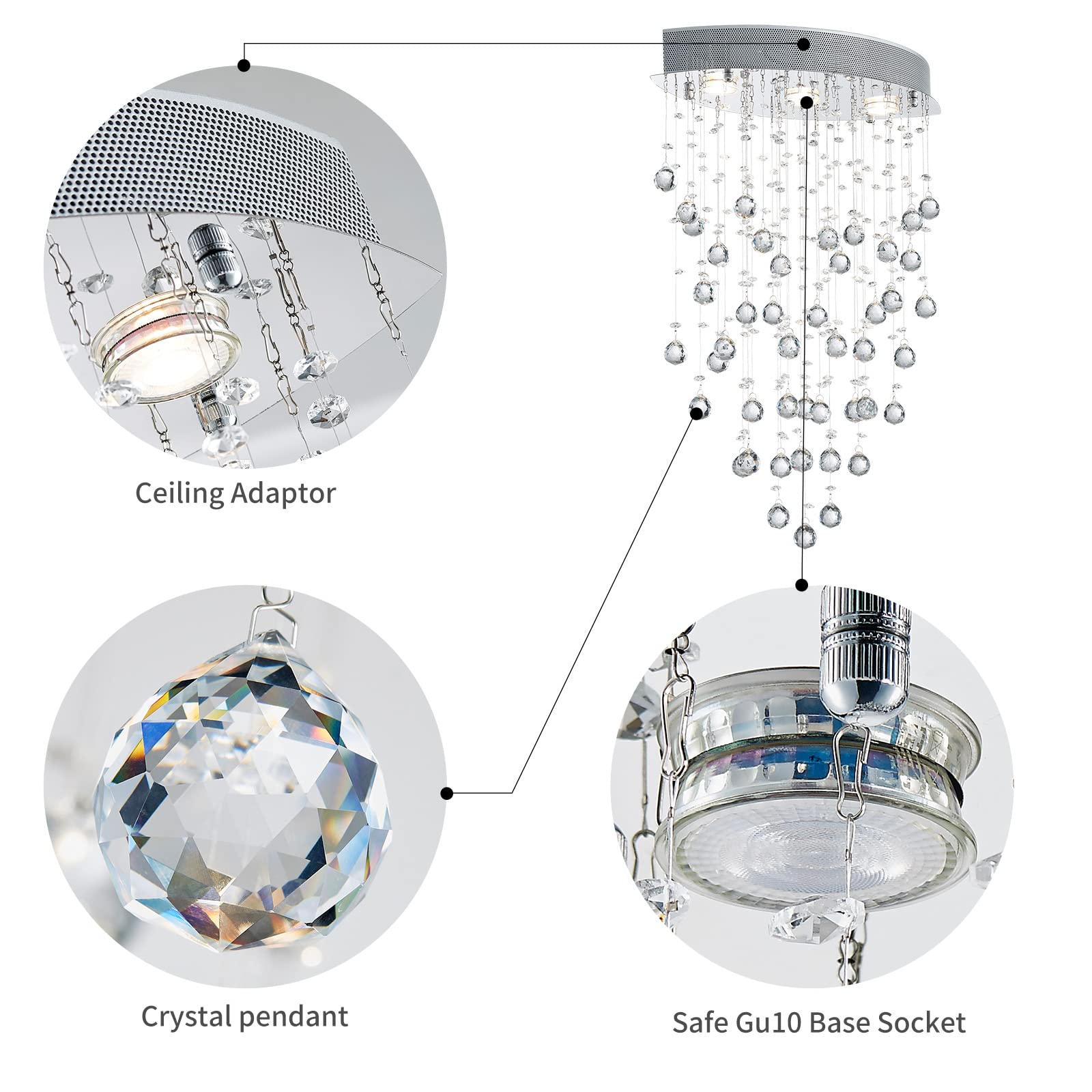 Safe Bathroom Chandeliers Bathroom Lights – CGC Interiors