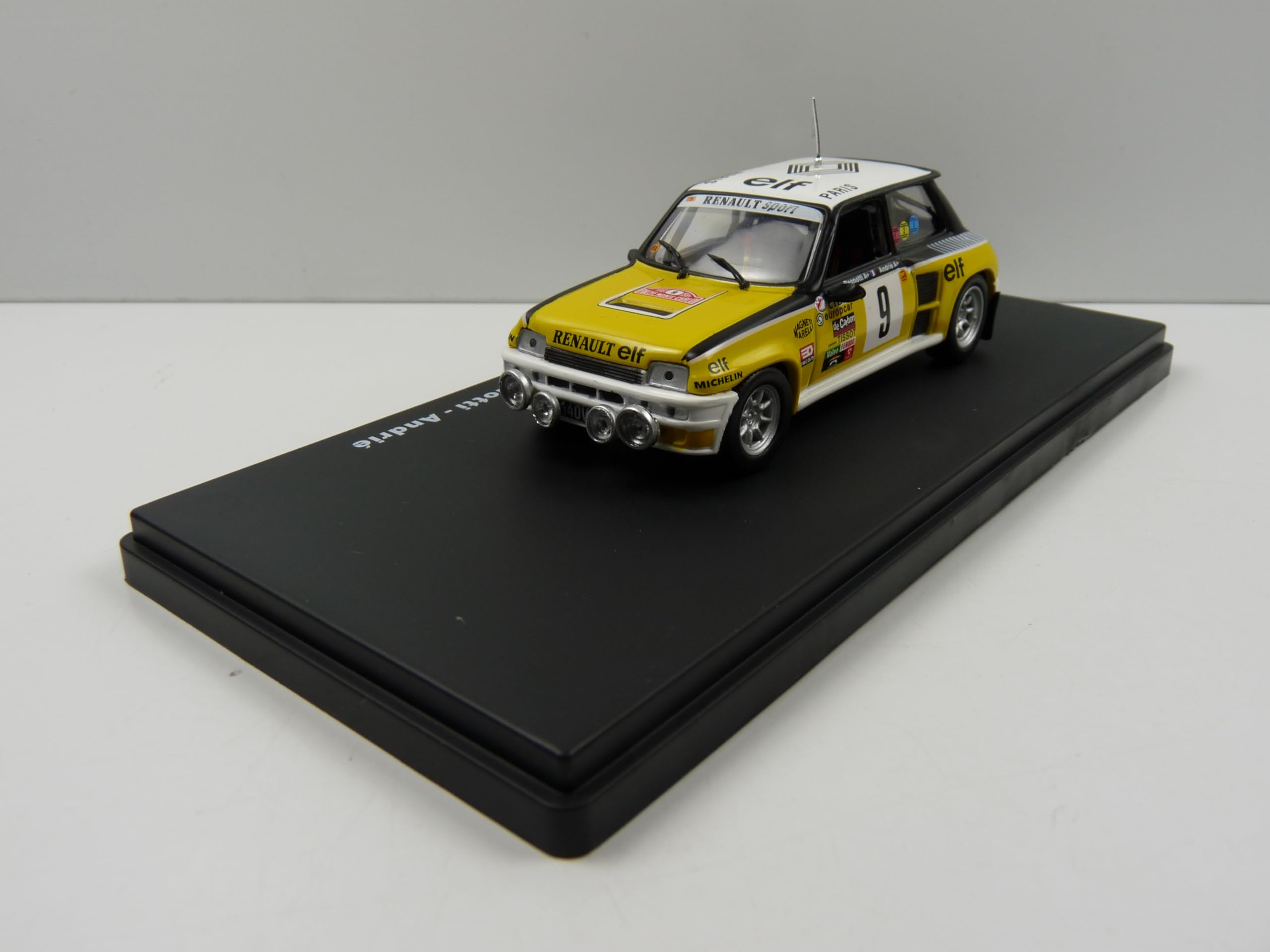 Salvat RMX8 1/43 Mexique Rallye WRC : Renault 5 Turbo 1981 Monte Carlo Ragnotti Andrié #9