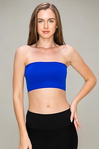 Miniatura 6 de Kurve Top tipo tubo bandeau sin costuras, tejido protector UV, con clasificación UPF 50+ (sin acolchado), hecho en EE.UU.