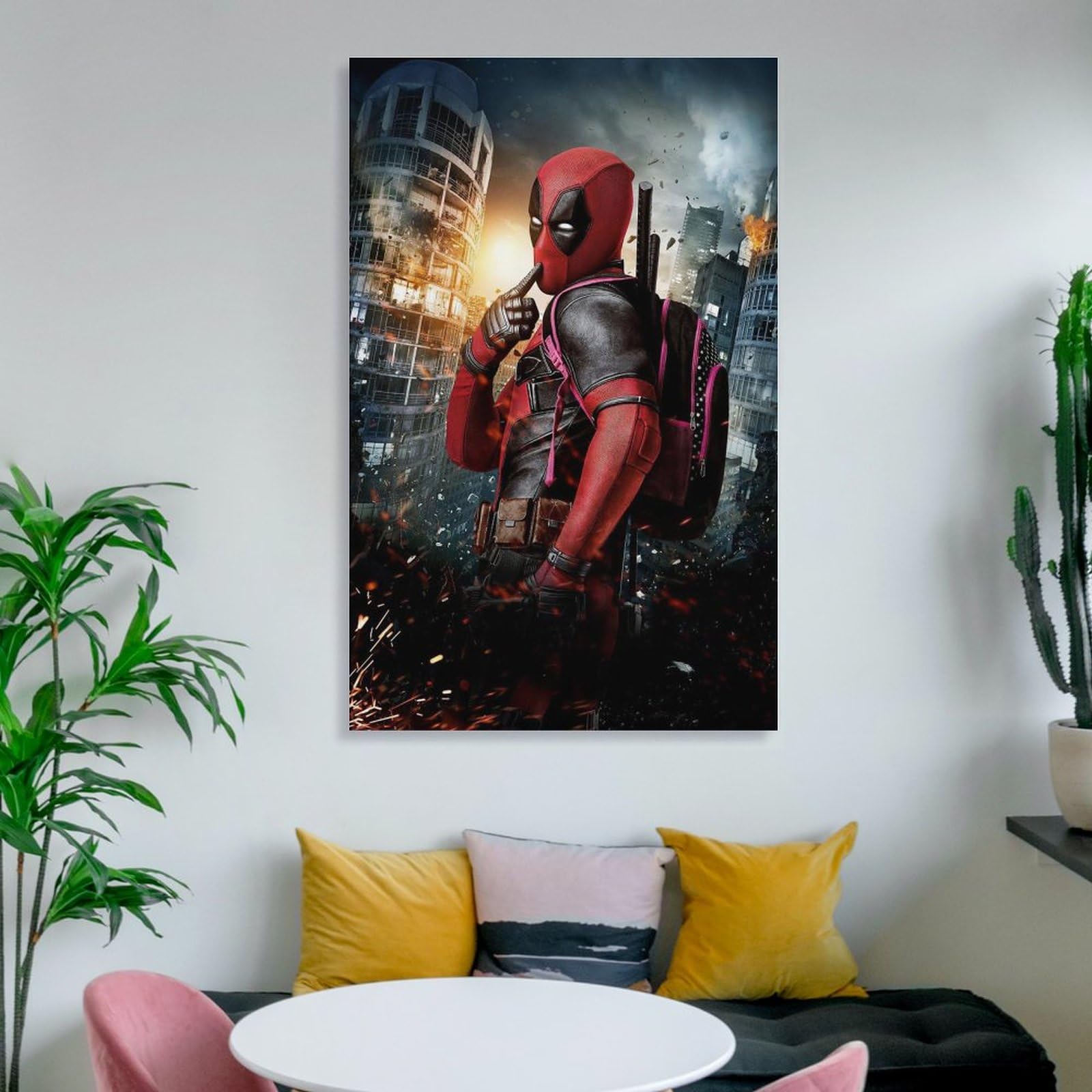 Amazon.co.jp: デッドプール ポスター ポスター 装飾 絵 キャンバス 壁