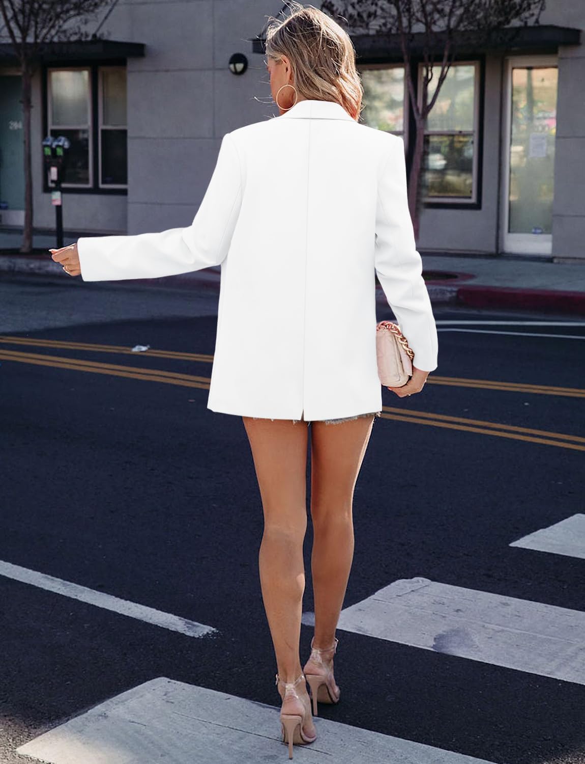 CRAZY GRID Women Business Casual Blazer Jacket Fashion with Lined Work Professional Suit Jacket - Image 4
