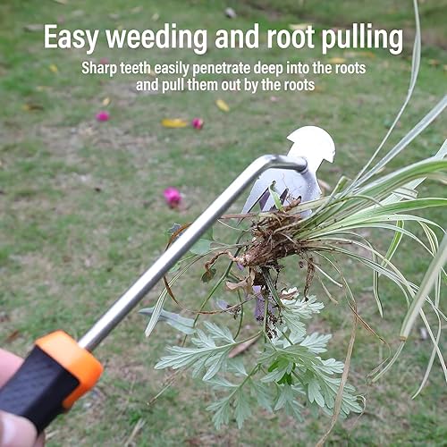 Miniatura 2 de Herramienta eliminadora de malezas, herramienta duradera 2023, herramienta portátil de deshierbe de jardín para horticultura, plantación y deshierbe
