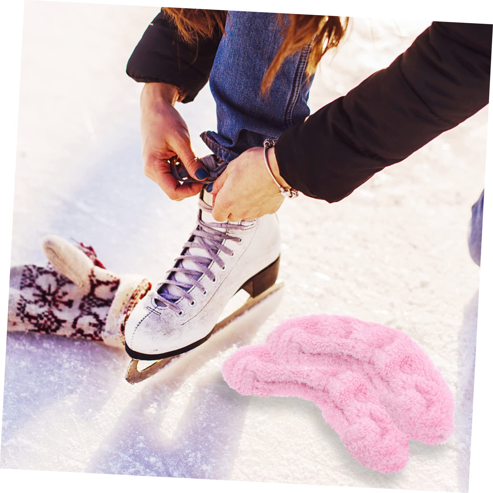 BESPORTBLE ice Blade Covers Hockey Youth Hockey Guards ice- Skating Covers Black Hockey Protector Roller Skates for Kids Hockey Covers Adult Skates Skate Guards French Child Pattern