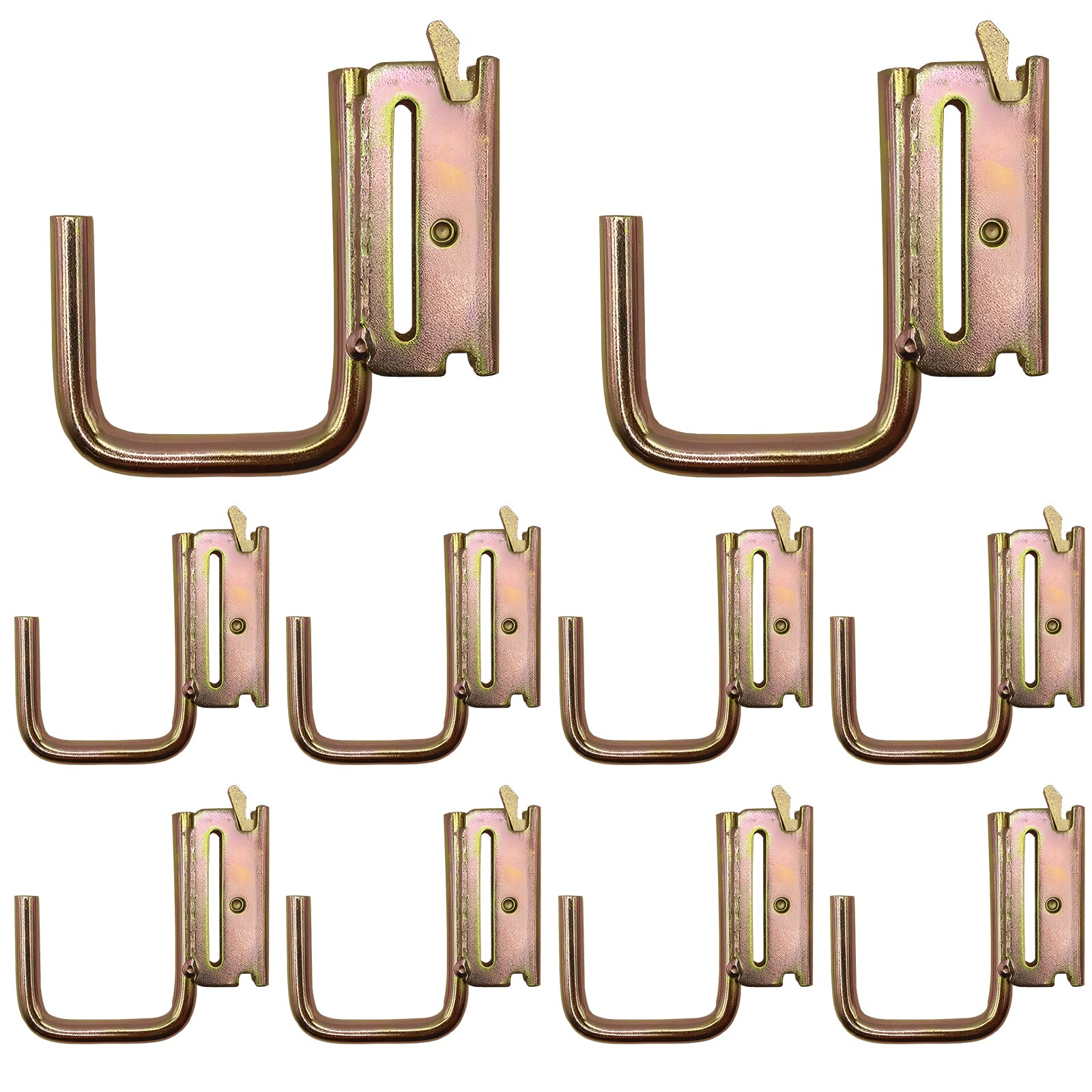 Buy 10 Pack E Track Square J Hook System, Heavy Duty J Hook Fitting W
