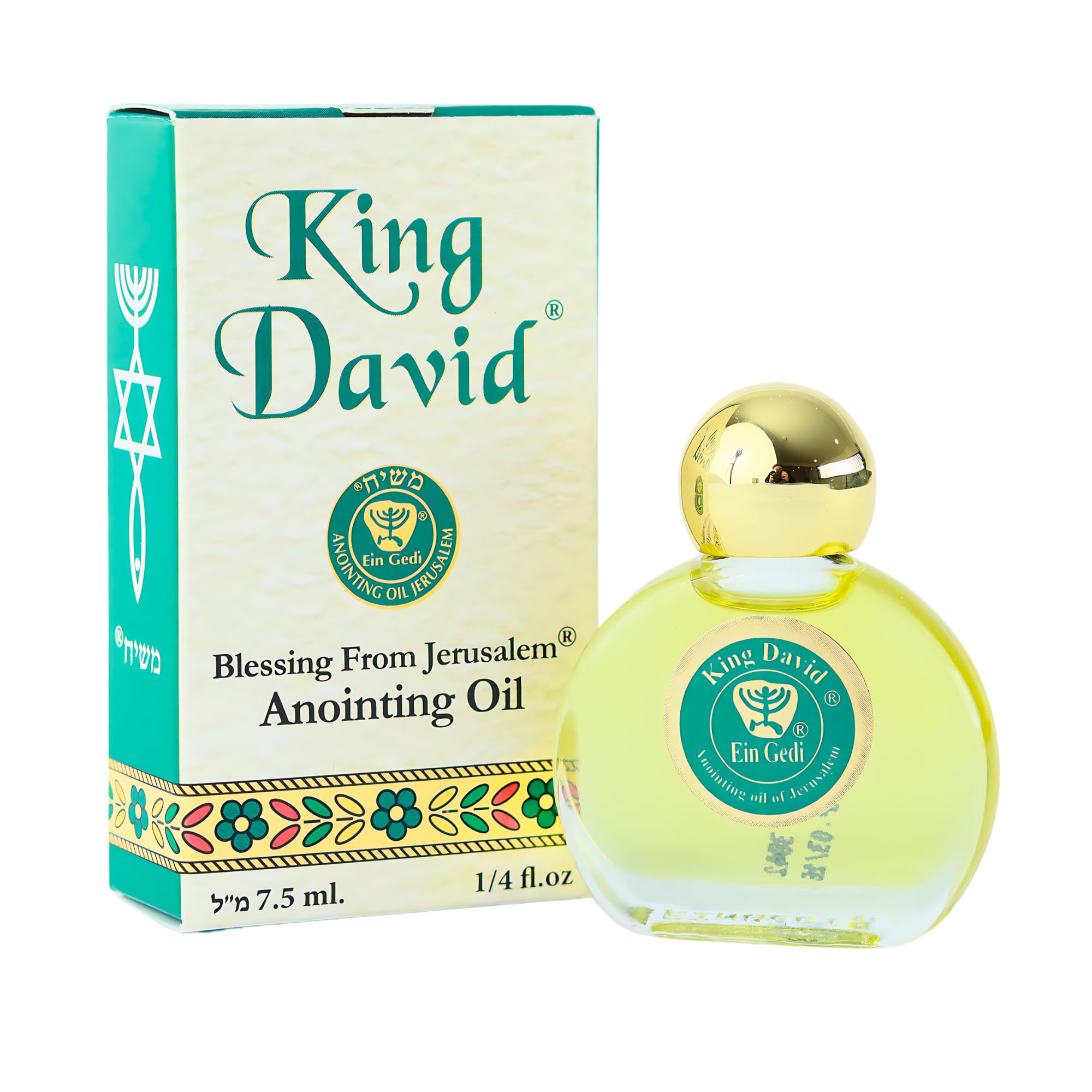 Ein Gedi King David Traditional Blend Anointing Oil (7.5ml, King David)