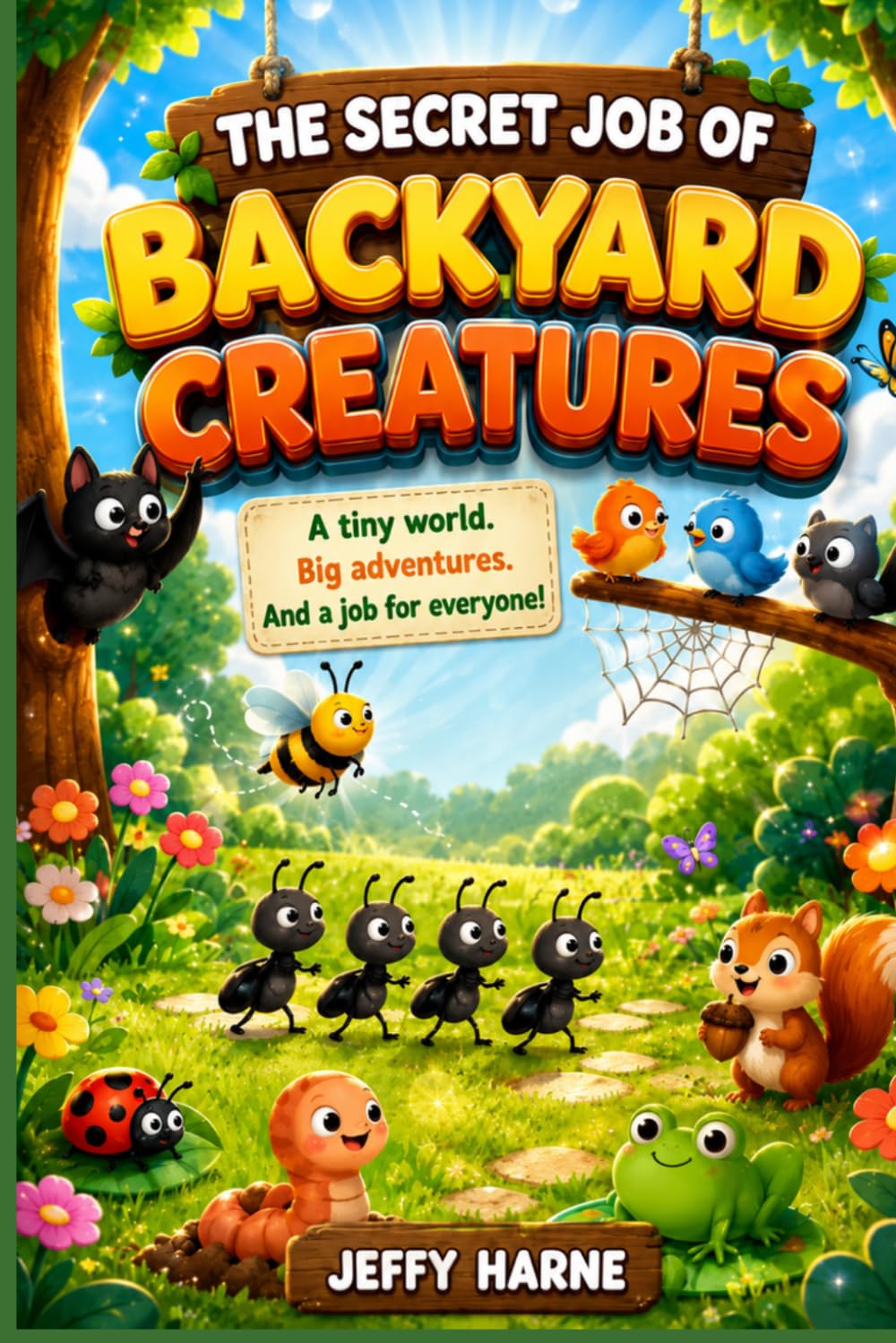 THE SECRET JOB OF BACKYARD CREATURES: A tiny world, big adventures and job for everyone !