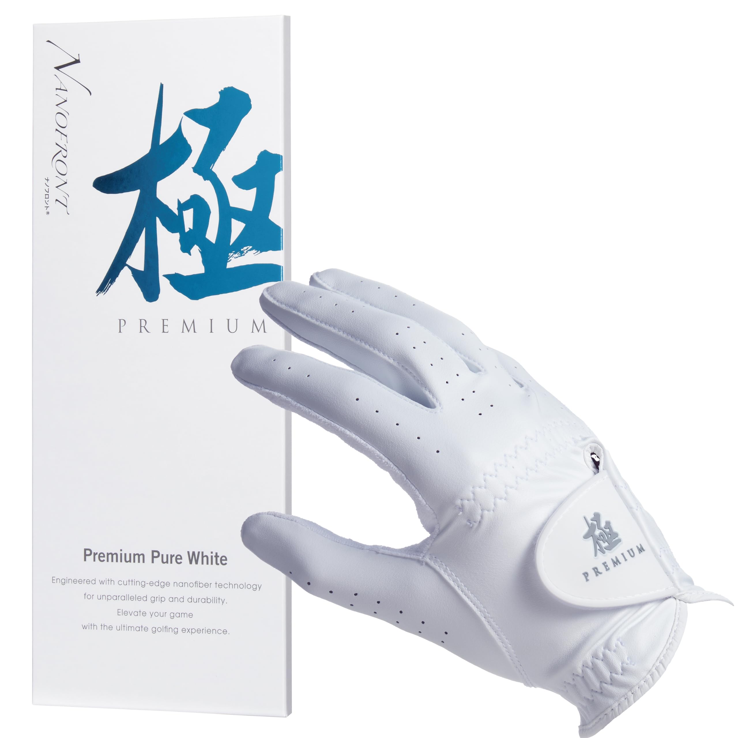 Amazon | 極PREMIUM キワミプレミアム Nano NANOFRONT®ゴルフグローブ