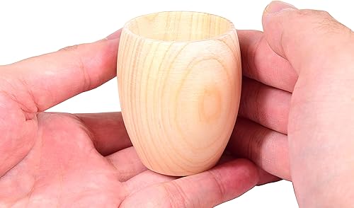 Miniatura 5 de Product of Gifu Japan Juego de sake tradicional de madera japonés, Hinoki Wood 4.0 fl oz botella de sake Tokkuri y 2 tazas de sake Ochoko de 1.5