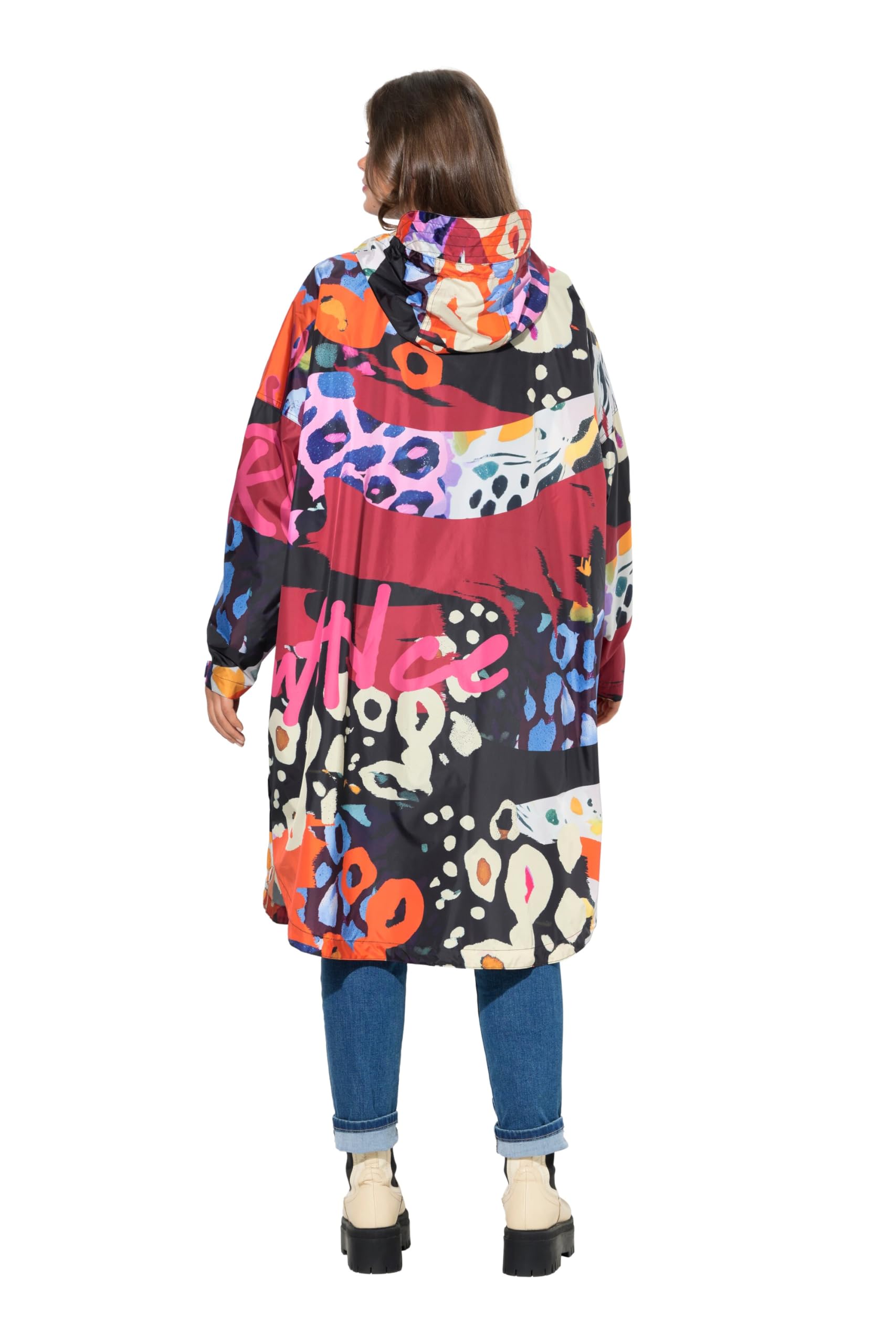 Laurasøn Funktions-Regencape Unisex Print Kapuze