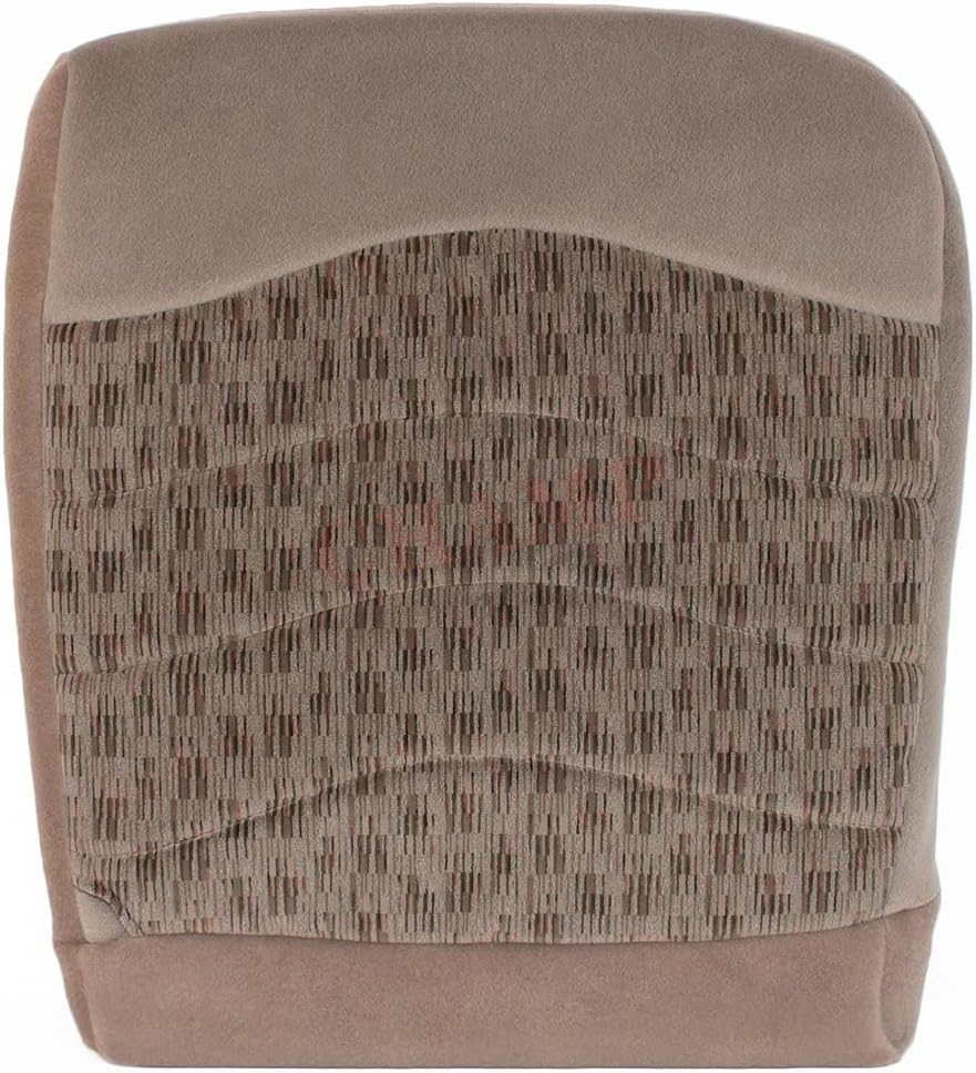 Compatible with 1999-2000 Ford Super Duty F-250 F-350 F-450 XLT Passenger Side Bottom Cloth Seat Cover Medium Parchment Tan