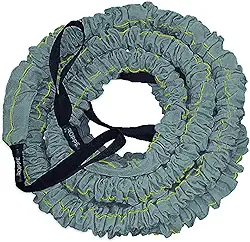 Roppe Par de Corda Naval Elástica 3,2m com Resistência 21kg para Funcional Cinza e Amarelo