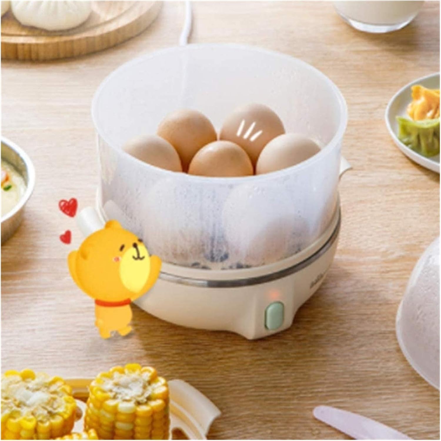 Electric Egg Cooker Boiler Rapid Egg-Maker Poacher Food Vegetable Steamer Quickly Makes 14 Eggs Hard Or Soft Boiled Poaching and Omelet Trays Included