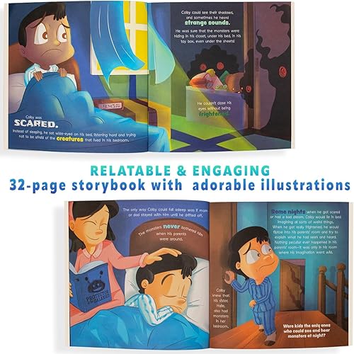 Miniatura 4 de Chomphogs on Guard - Protectores de felpa para niños asustados de la oscuridad - Los niños finalmente duermen solos por la noche - Libro de cuentos