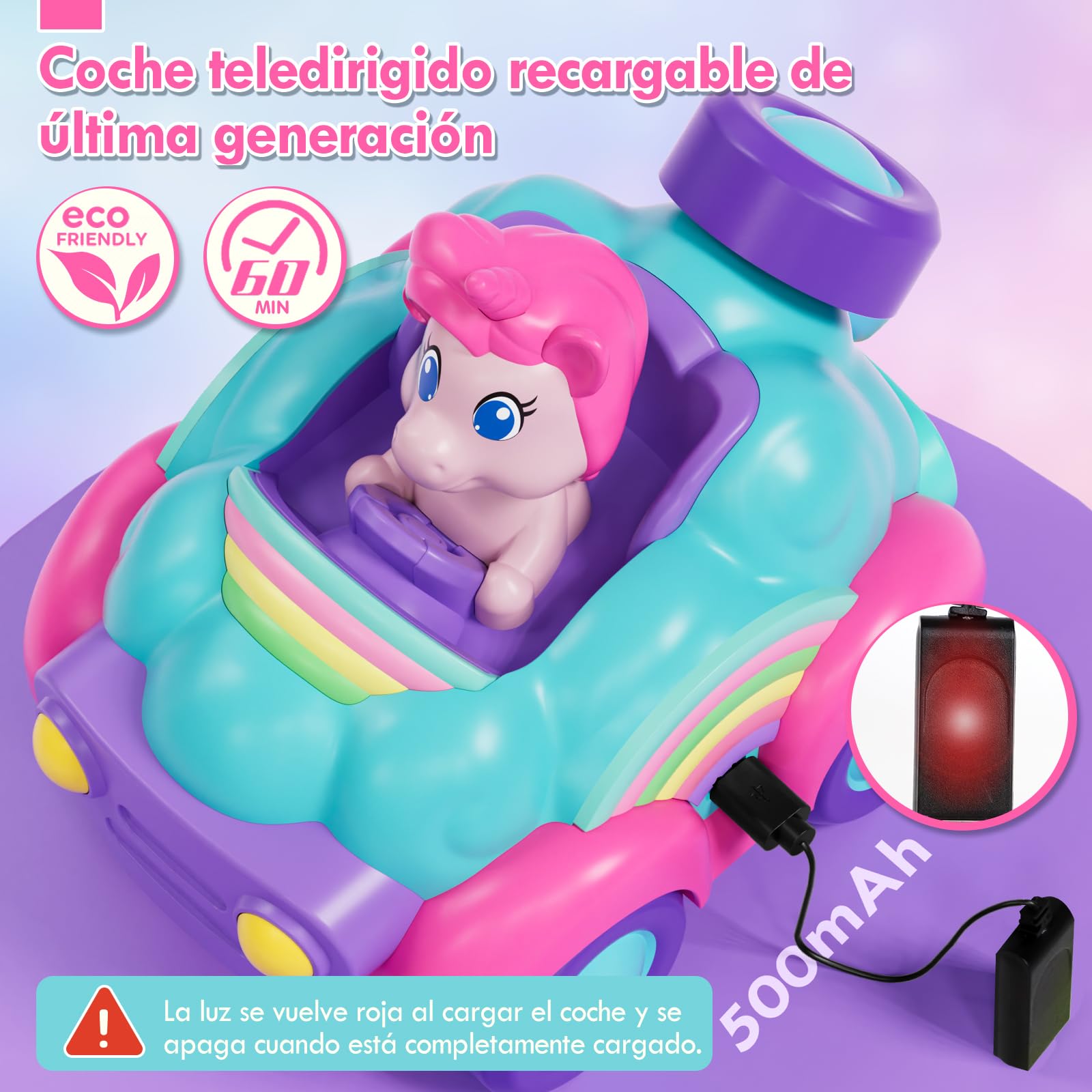 Lehoo Castle Toys for 2 Year Old Girls, 2 Year Old Girl Toys, Remote Control Cars for Kids Age 3 - Image 2