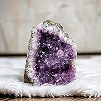 Vista 22 de 6.5 to 8 Lb Amethyst Crystal Geode From Uruguay – 6.5" to 10" Height, Natural Large Amethyst Cluster Rock – Crystals and Healing Stones