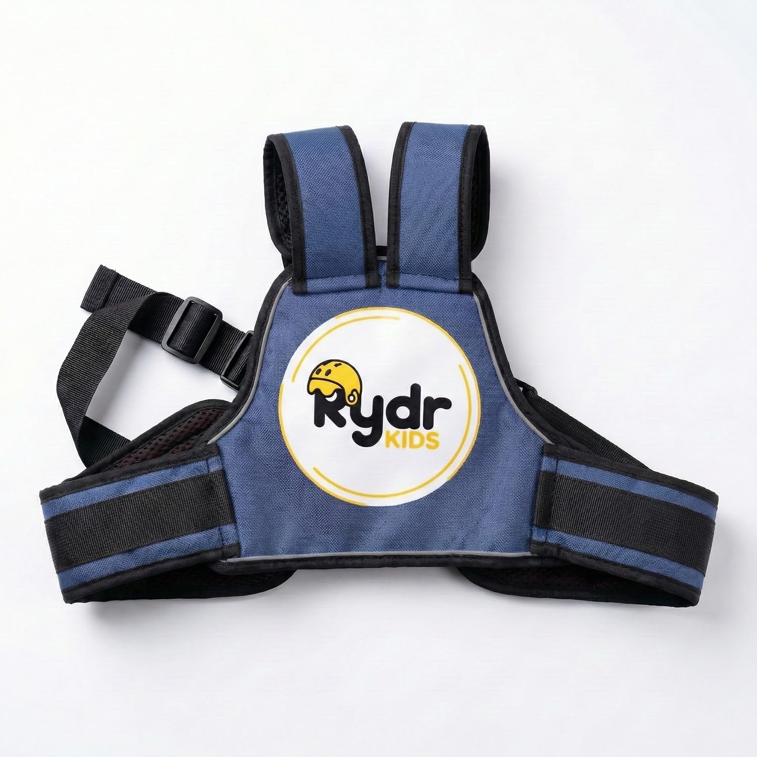 RYDR Motorcycle Safety Harness for Kids | Reflective & Adjustable Two-Wheeler Safety Belt for Boys and Girls (2–12 Years) (Blue, Without Pocket)-image-49
