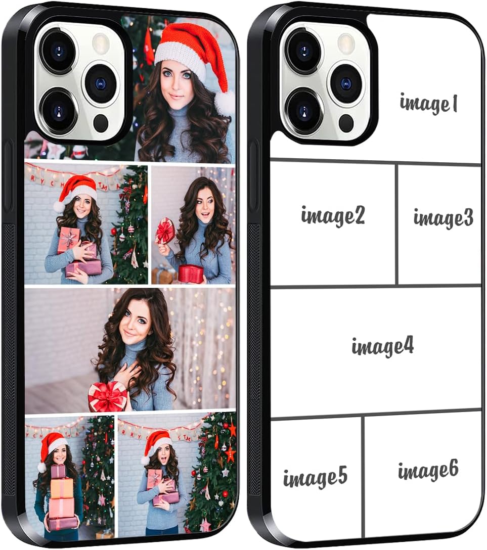 Personalized Multiple Pictures/Photos Customized Gift Custom Phone Case for iPhone 17 16 15 14 13 Pro Max Mini 12 11 Galaxy S25 S24 S23 S22 S21 S20 FE Ultra Plus A16 A15 A14 A54 Moto Pixel