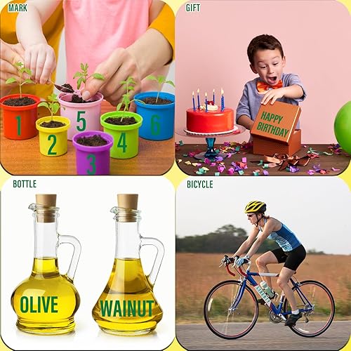 Vista 138 de Calcomanías de letras, 300 piezas, 30 hojas, vinilo autoadhesivo, impermeable, números de buzón, alfabeto para buzón, ventana, puerta, letrero, Negro