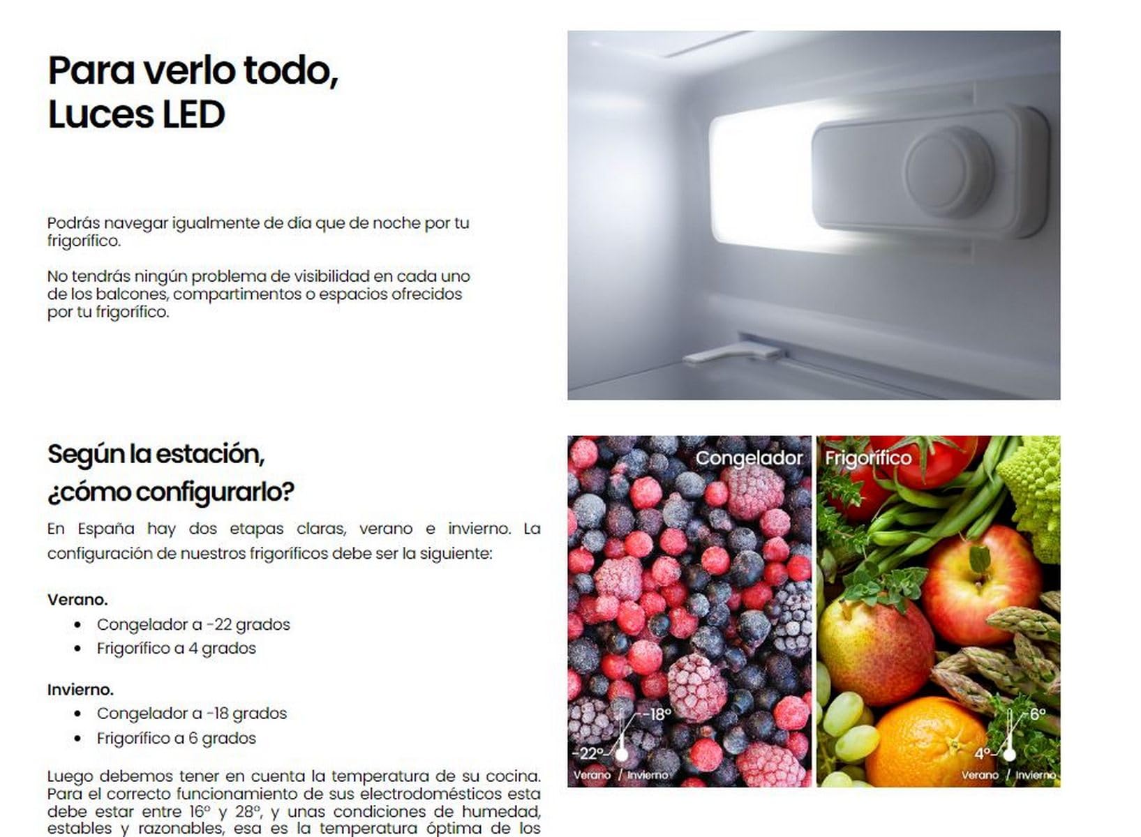 FRIGORIFICO INFINITON FG-248BL BLANCO (Dos Puertas, 205 litros, Alto 143cm, A++, FRESH ZONE, Independiente)