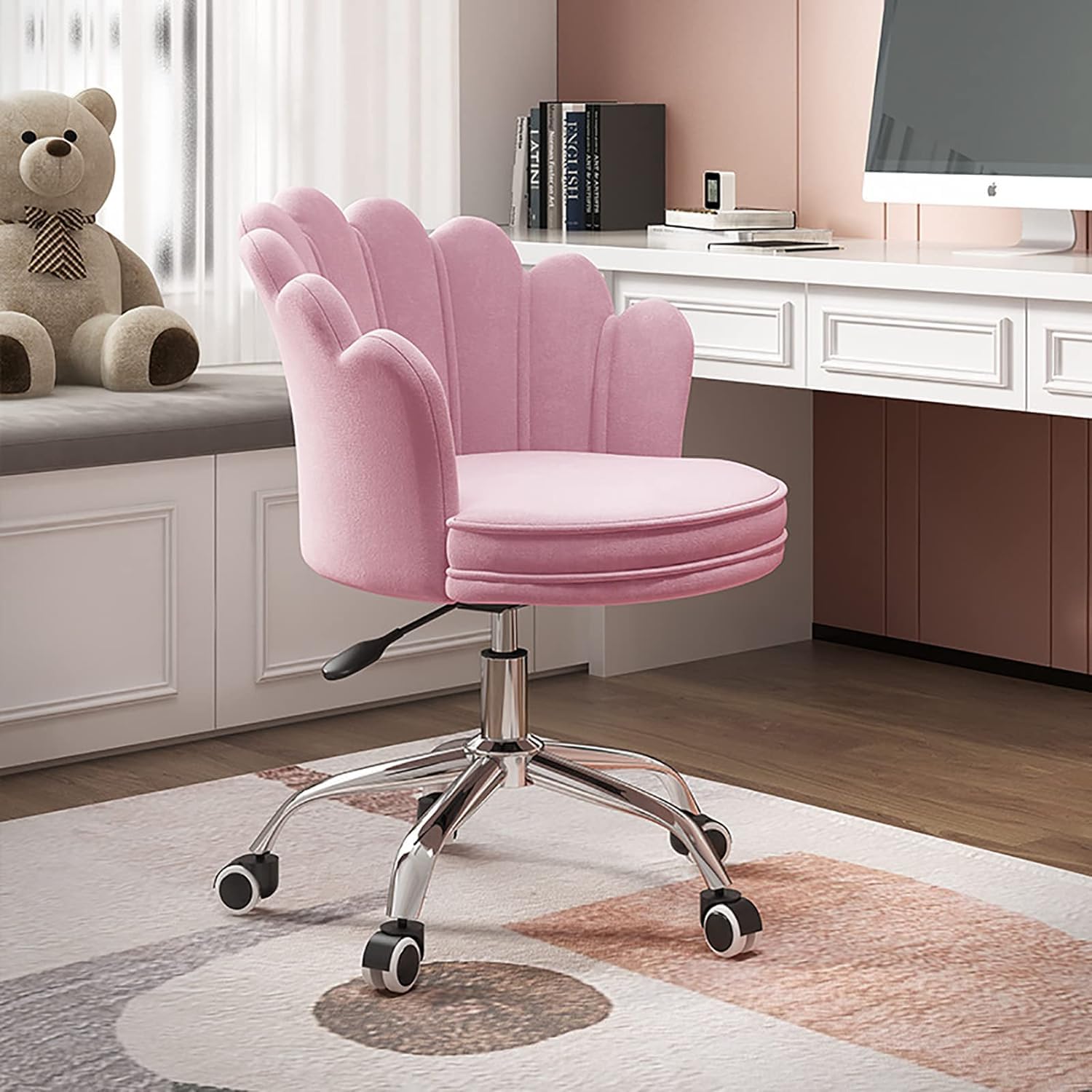 Chaise de jeu pétale en velours pour sublimer votre coin gaming