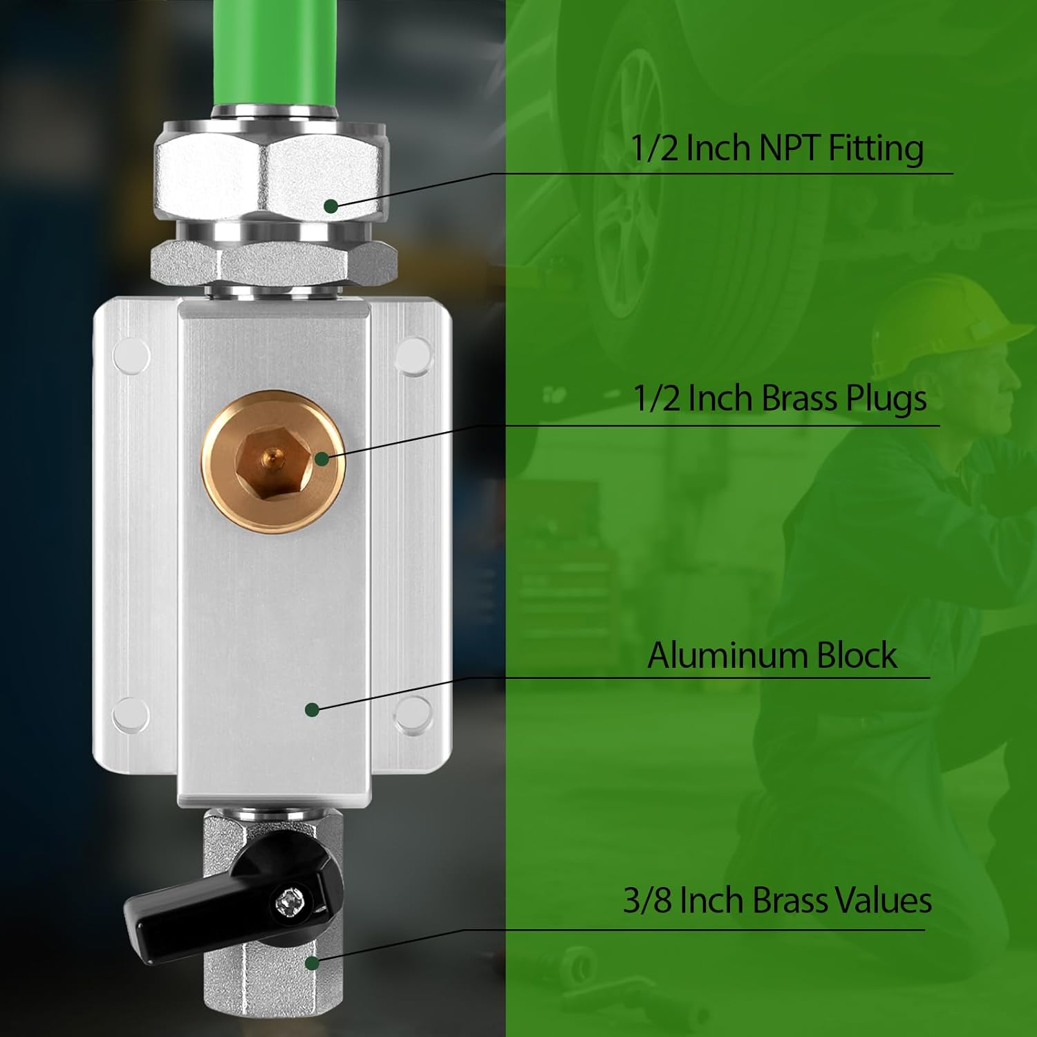 Shop Air Line Kit 3/4" × 100'&200'&300' HDPE-Aluminum-HDPE Air Tubing, Compressed Air Line Kit for Air Compressor Accessories, Leak Proof& Easy to Install Air Compressor Kit