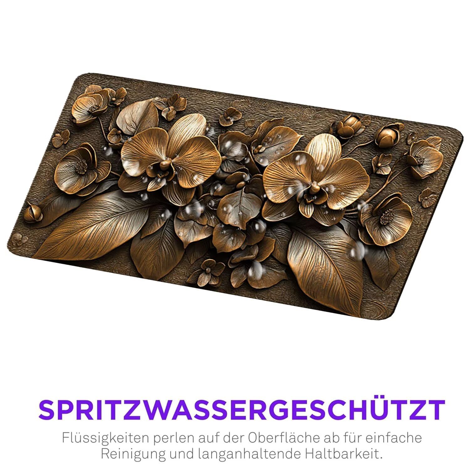 Podkładka pod mysz do gier, 1600 x 800 mm, XXL, duża gamingowa podkładka pod mysz, wodoodporna podkładka pod mysz, długa podkładka na biurko z przeszytymi krawędziami, mata na biurko z gumową podstawą