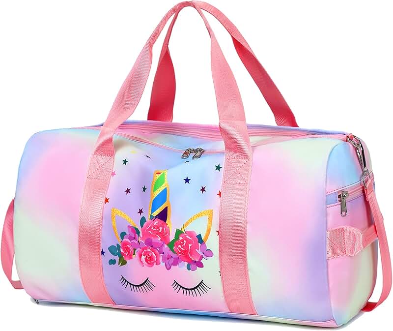 unicorn duffle bags for girls