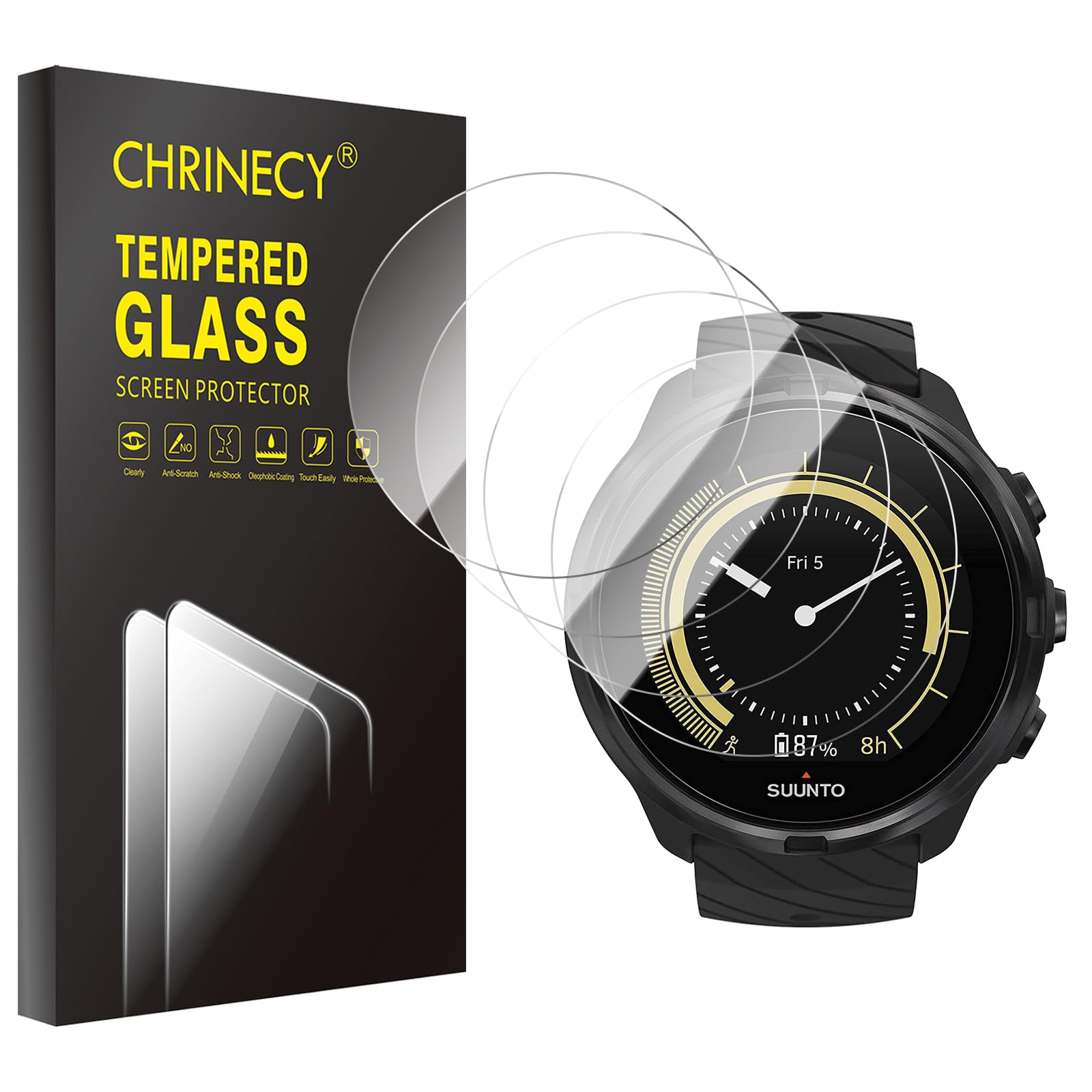 brotect Pellicola Protettiva Vetro per Suunto 9 Peak