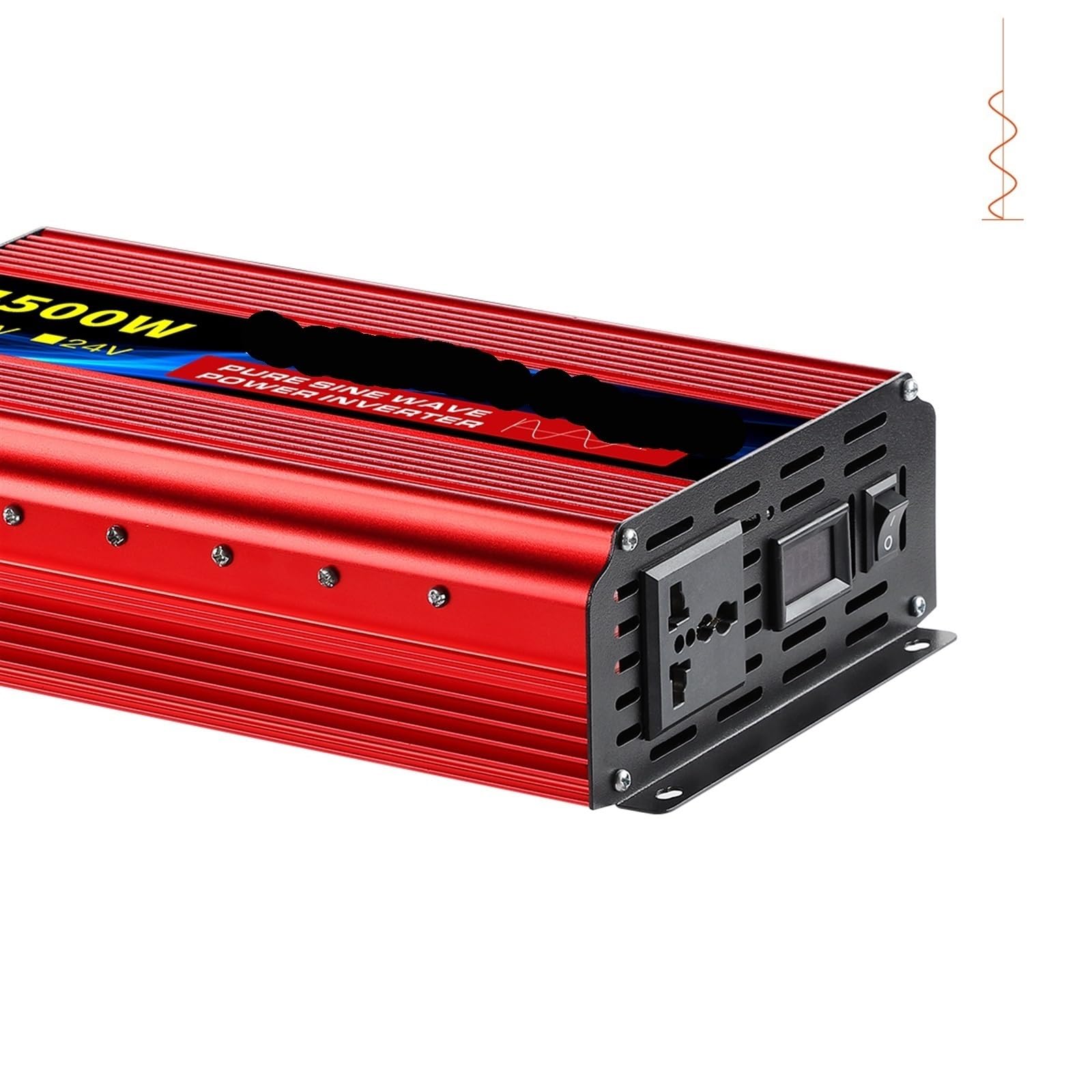Falownik sinusoidalny DC12V/24V 1600W 2500W 3500W Wysoka moc samochodowa AC Napięcie 50/60HZ Konwerter Transformator solarny Kemping na świeżym powietrzu